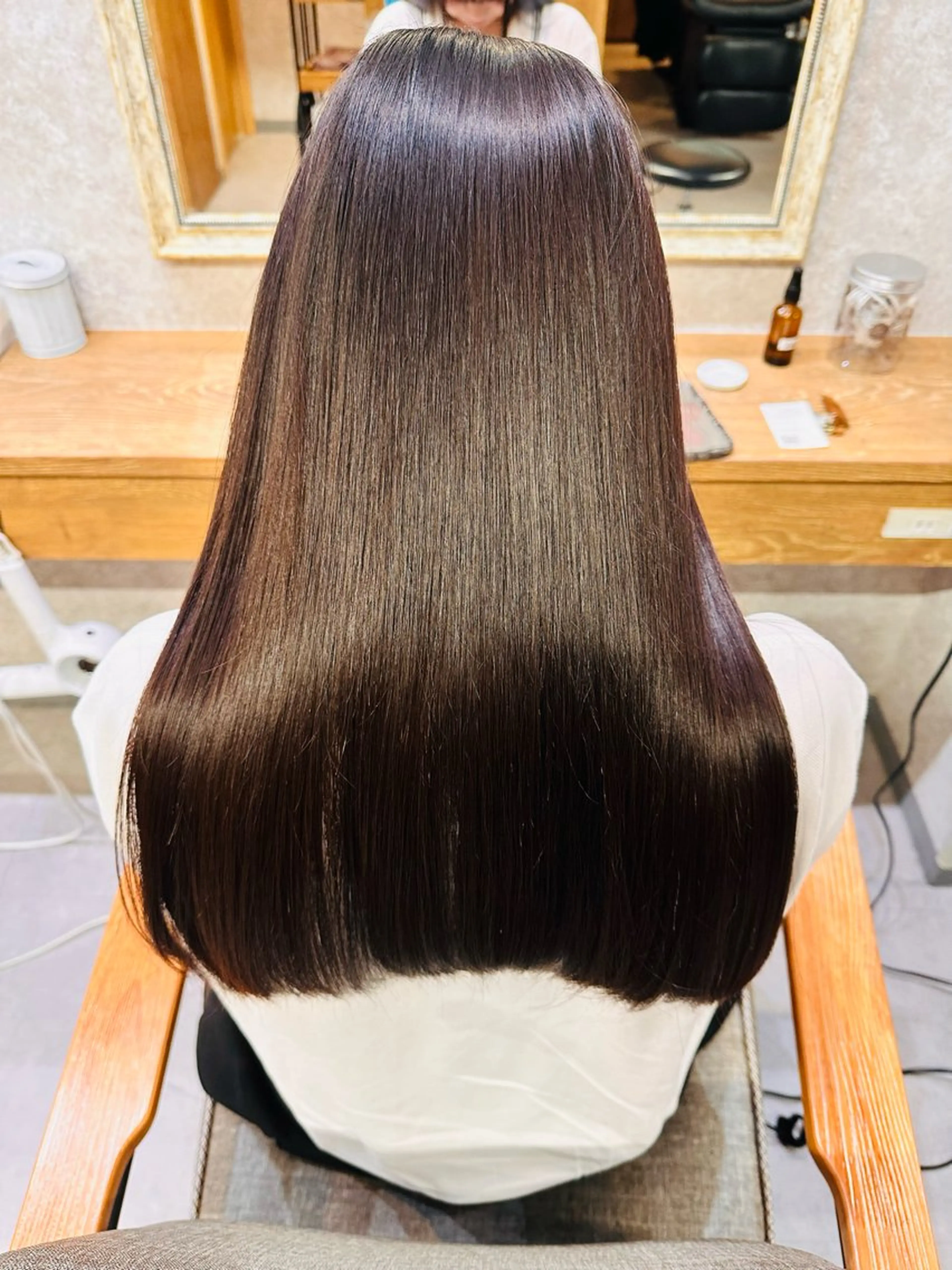 セミロング 髪質改善 カット 縮毛矯正 トリートメント 髪質改善/縮毛矯正/ 艶髪/根本和也のヘアスタイル