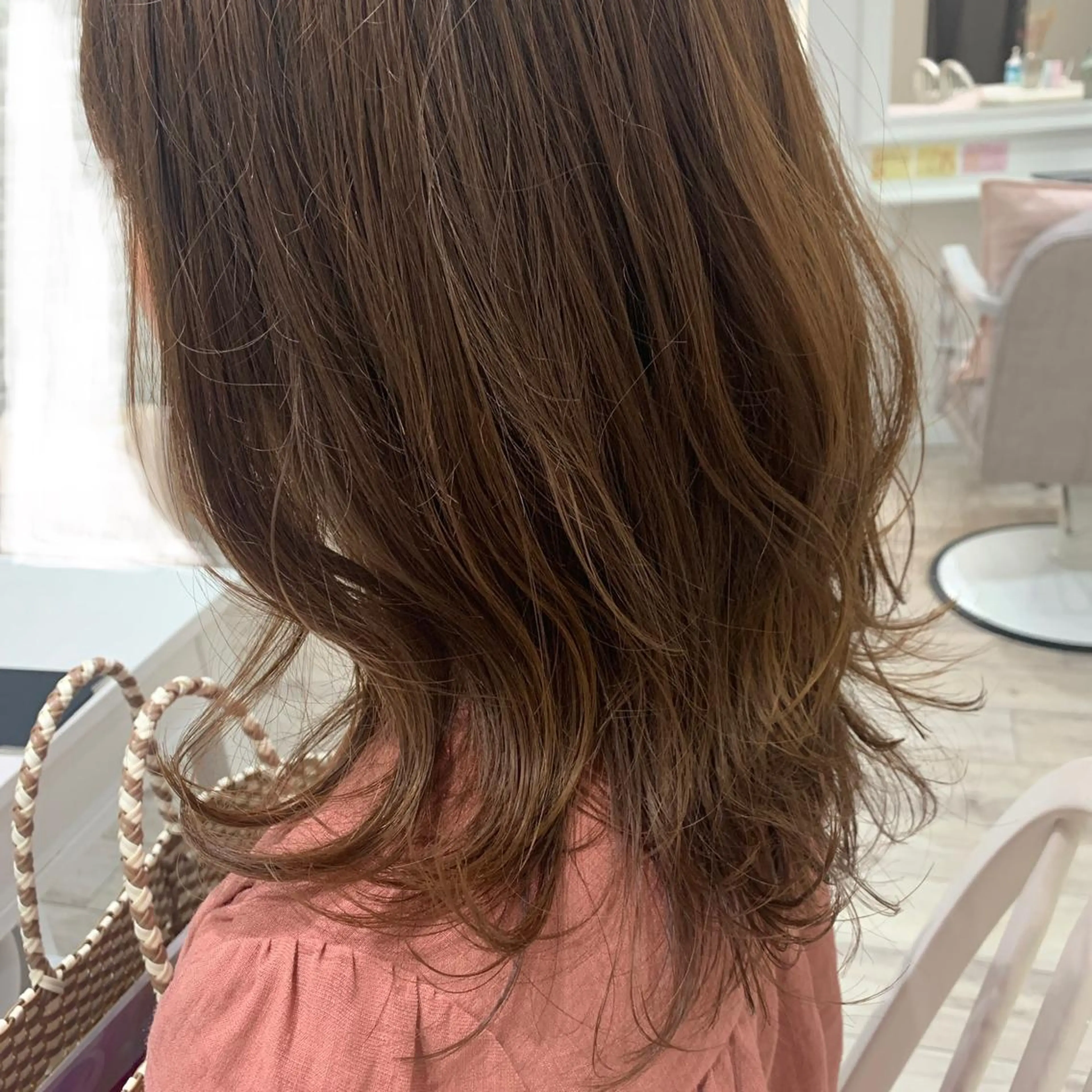 ミディアム カラー カット ヘアカラー トリートメント HARUKA韓国ヘア /Luana梅田のヘアスタイル