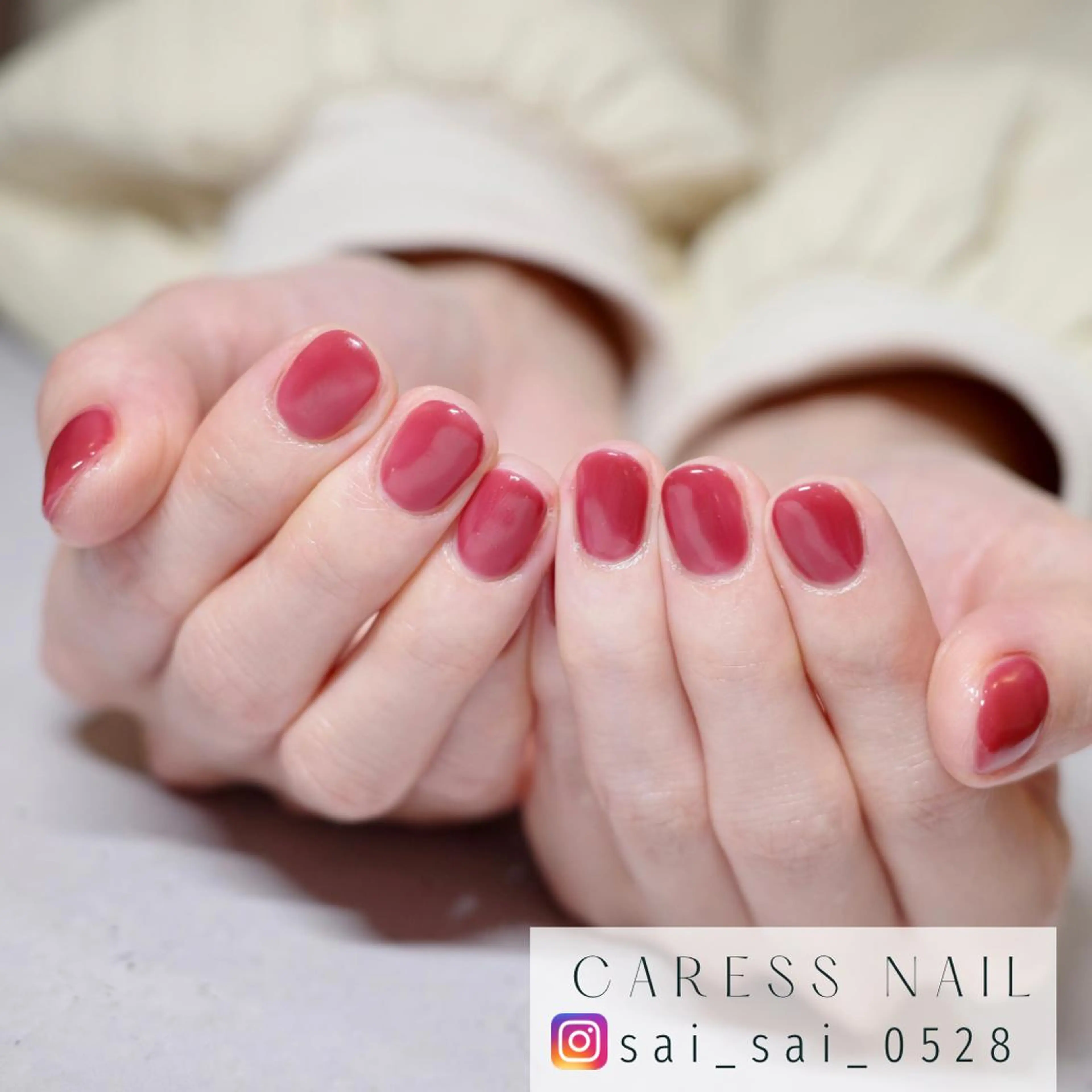 ネイル ハンドネイル caress nail カレスネイル 代々木上原所属・カレスネイル さいのネイルデザイン