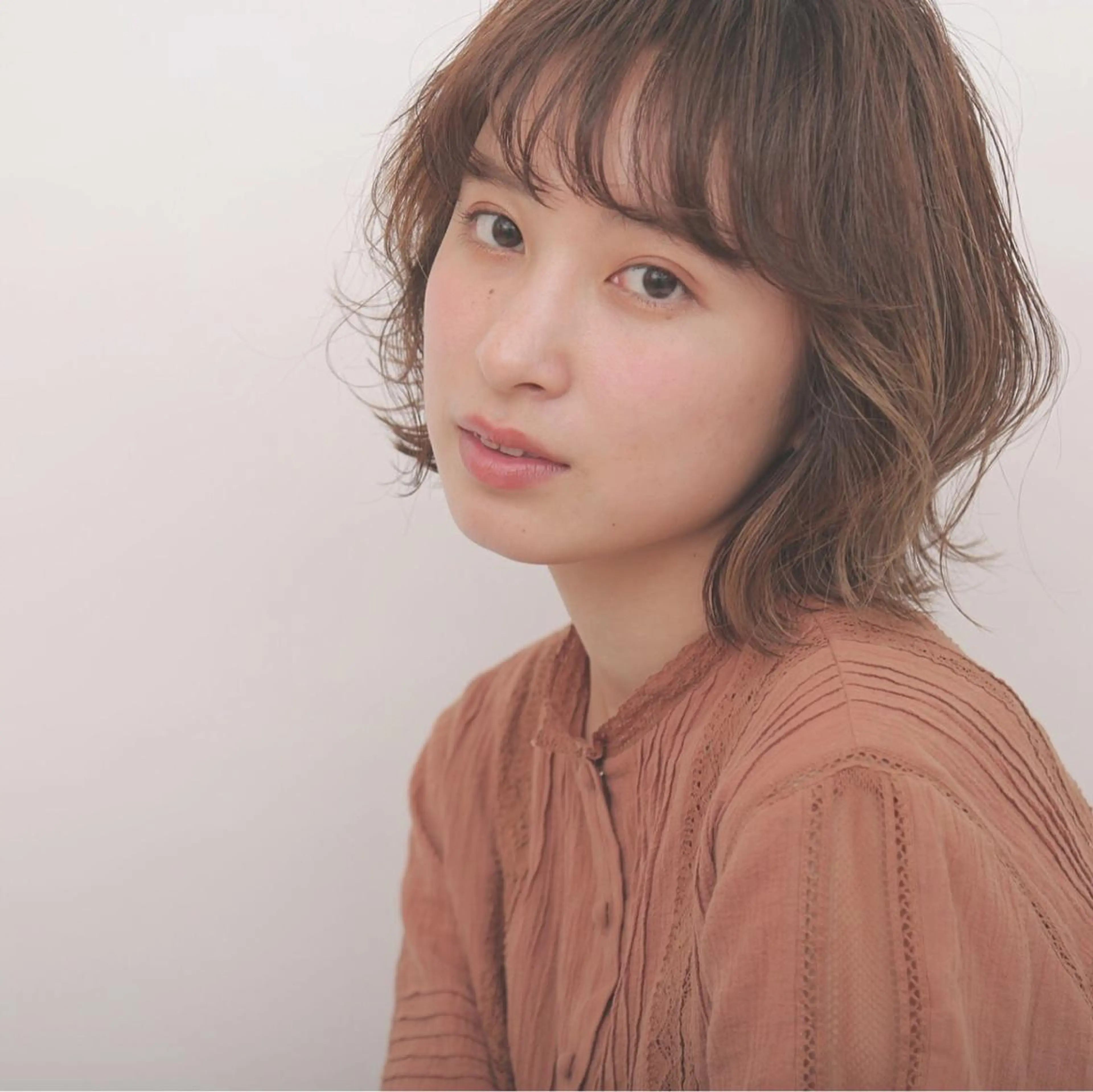 ショート カラー パーマ さかい なつみのヘアスタイル