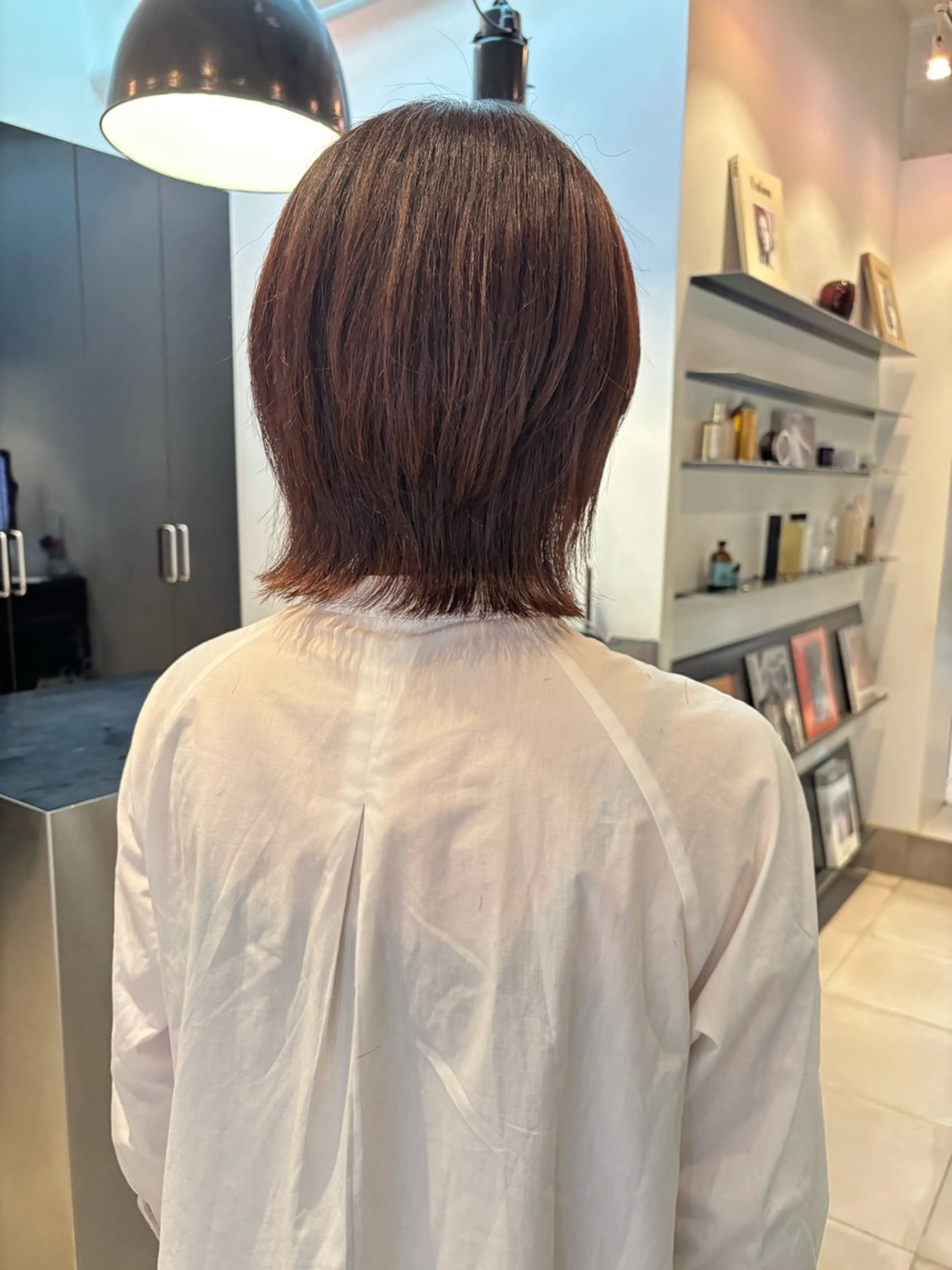 ショート riria/ボブ /ブラウンカラー🎀のヘアスタイル