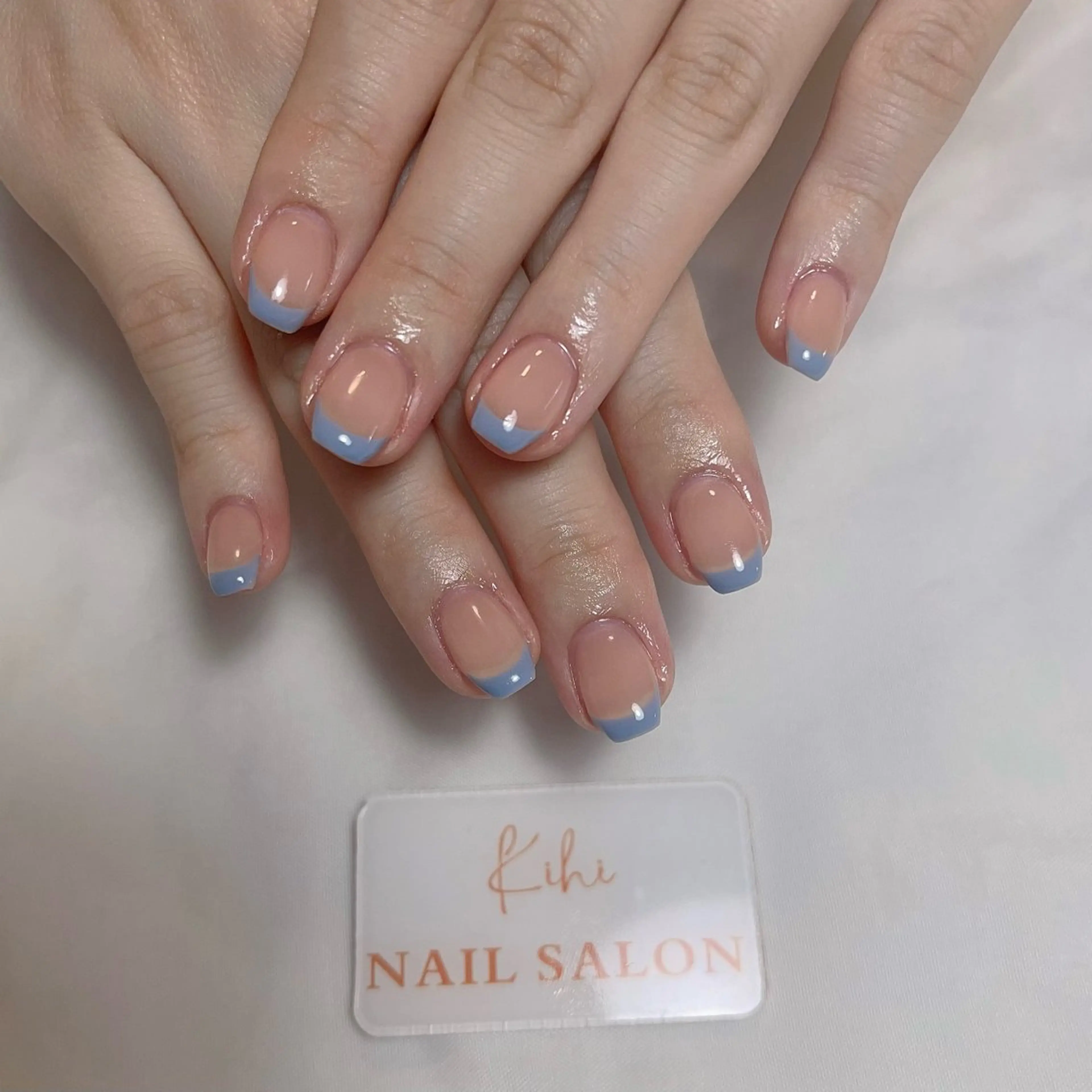 ネイル アートネイル フレンチネイル ジェルネイル グラデーション 韓国ネイル ハンドネイル ハンドケア さくら💮💮 【オフ無料】のネイルデザイン