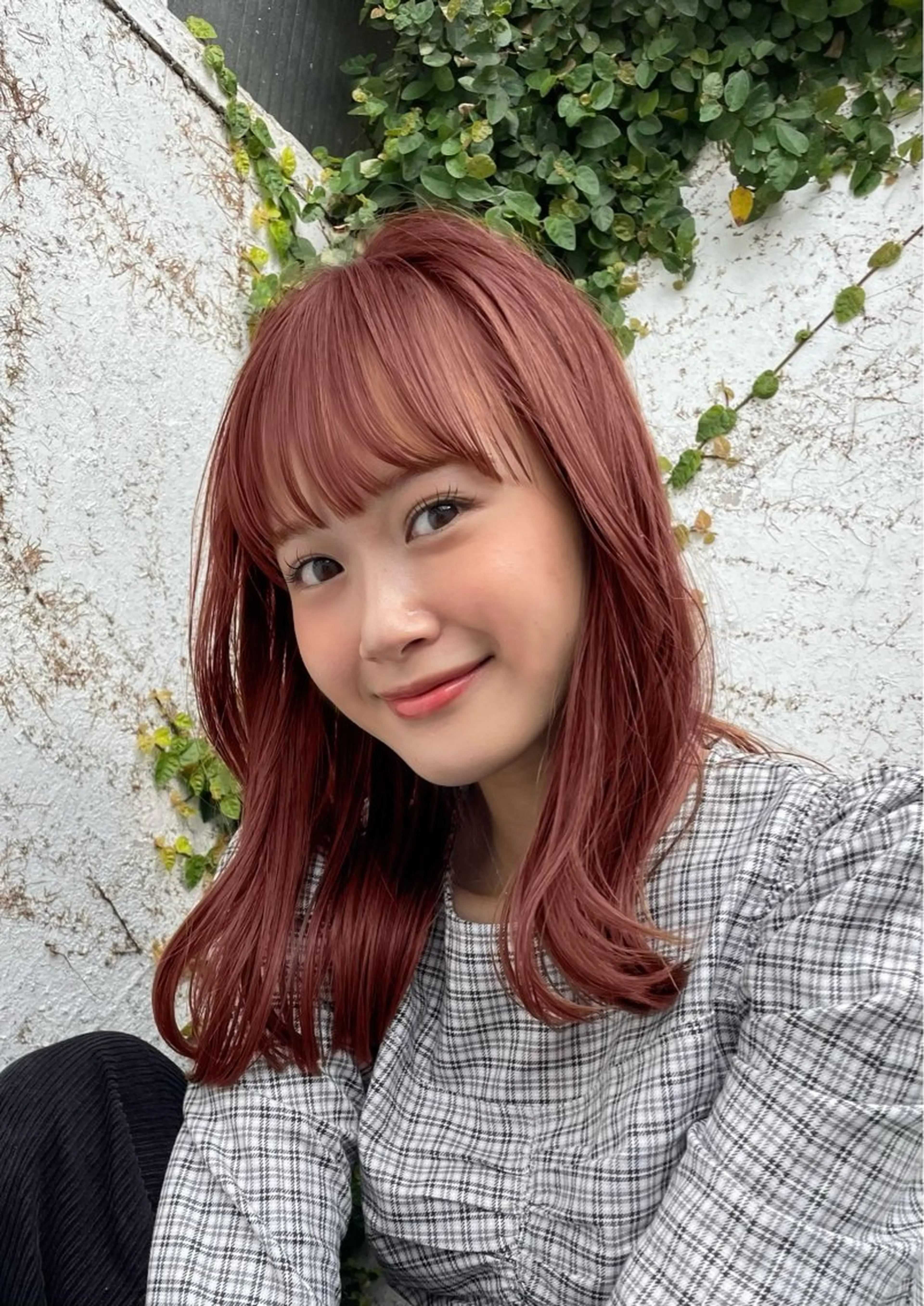 ミディアム ♥️透明感×抜け感 ベージュ/佑珠♥️のヘアスタイル