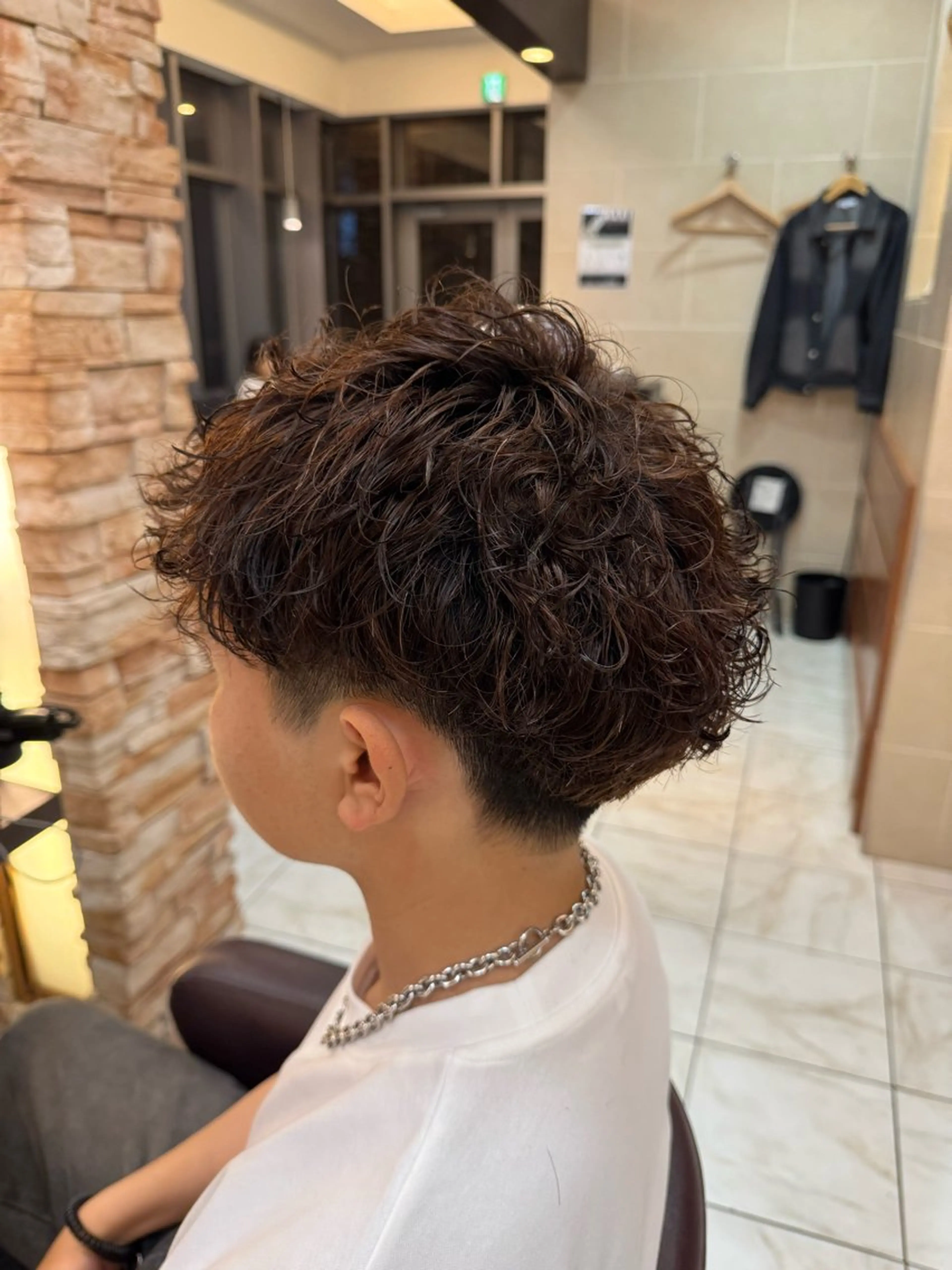 パーマ メンズ カット パーマ ⭐️透明感カラー/ パーマ⭐️宮野翔のヘアスタイル