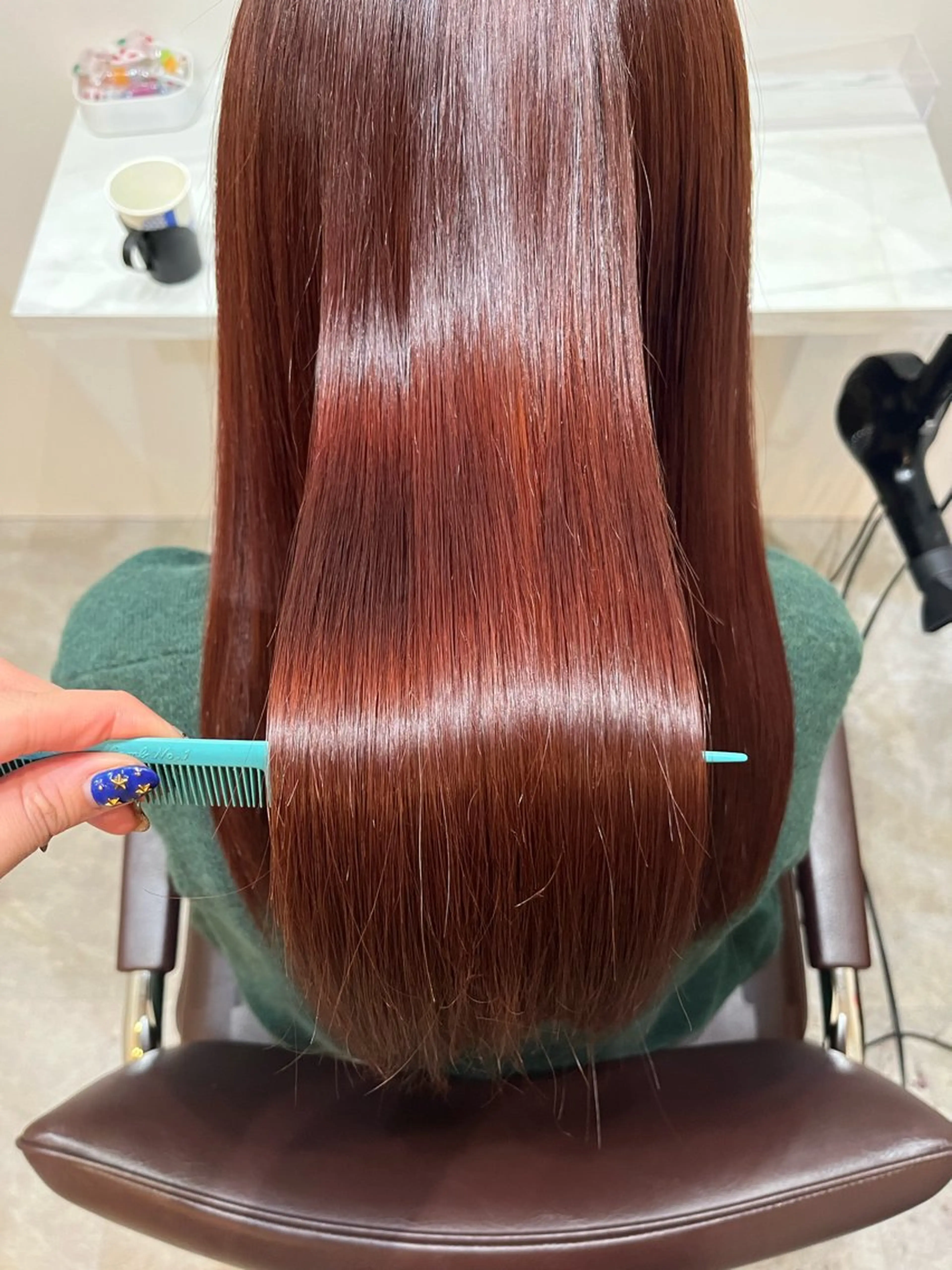 ロング カラー カット ヘアカラー トリートメント 【髪質改善　艶髪】 布川　莉穂のヘアスタイル