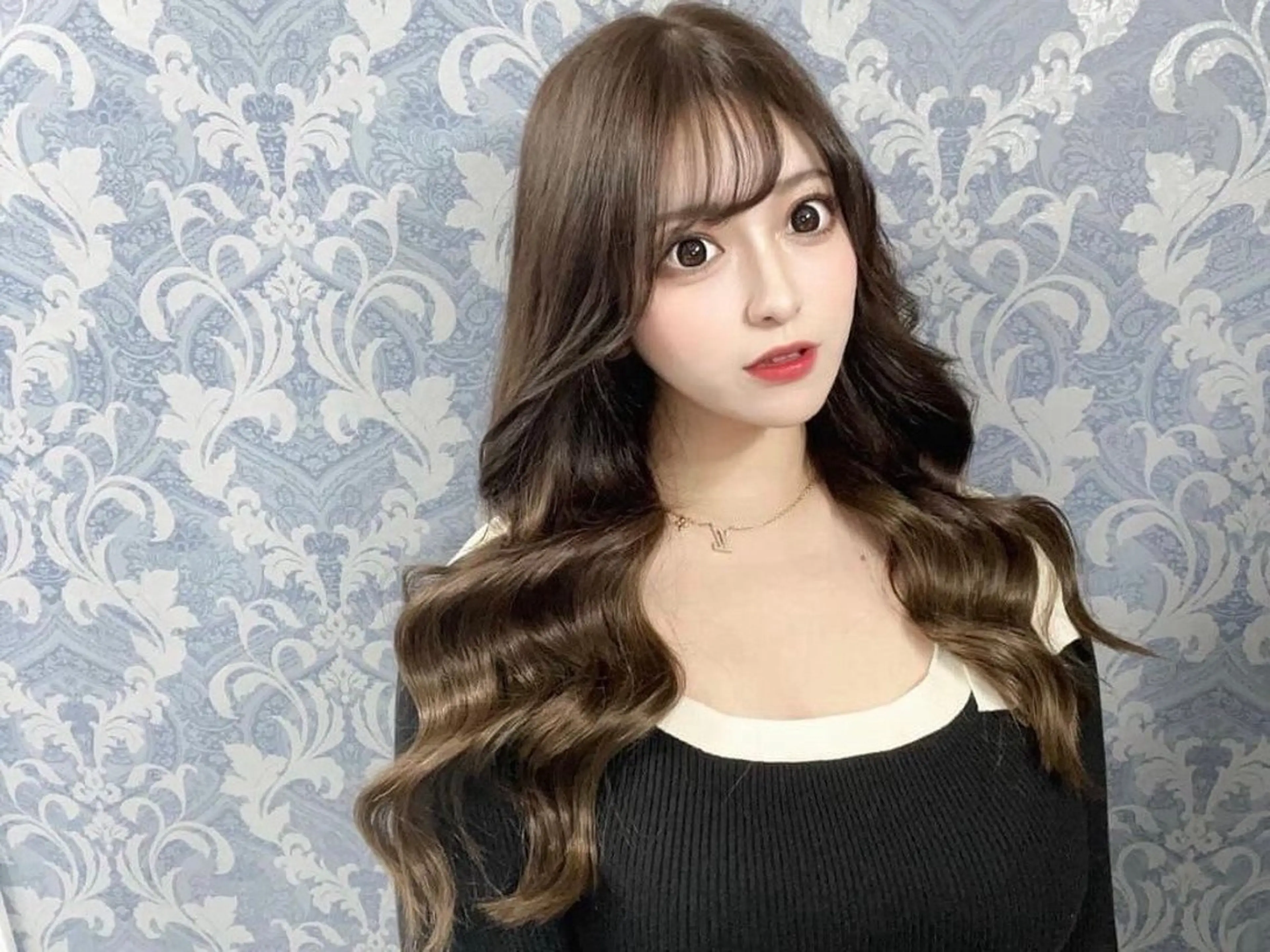 ロング RIN シールエクステのヘアスタイル