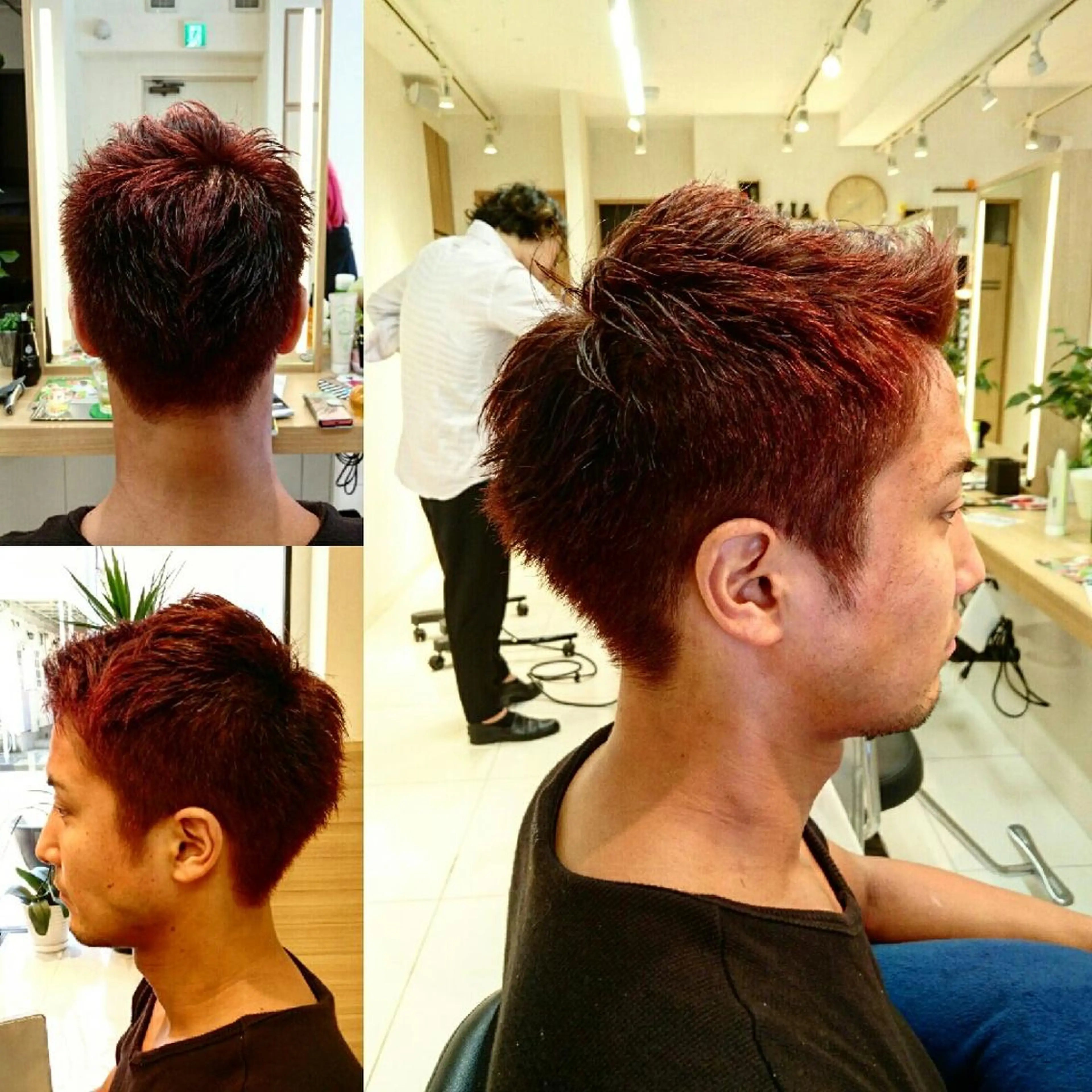 ショート メンズ 透明感ハイライト◎ 伊藤夏海のヘアスタイル