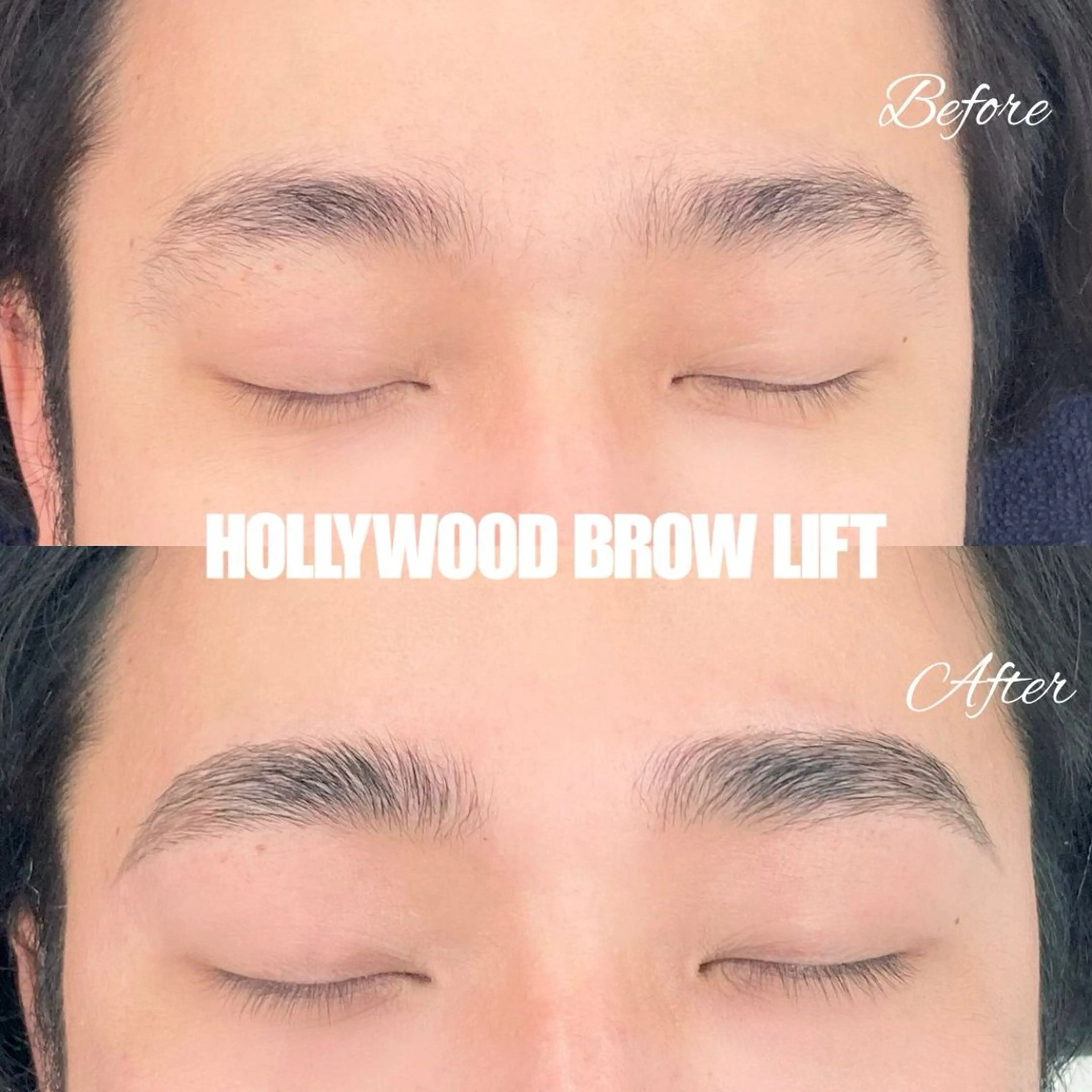 アイブロウ ハリウッドブロウリフト 眉毛ワックス脱毛 かわしま ゆうみの眉毛・アイブロウイメージ