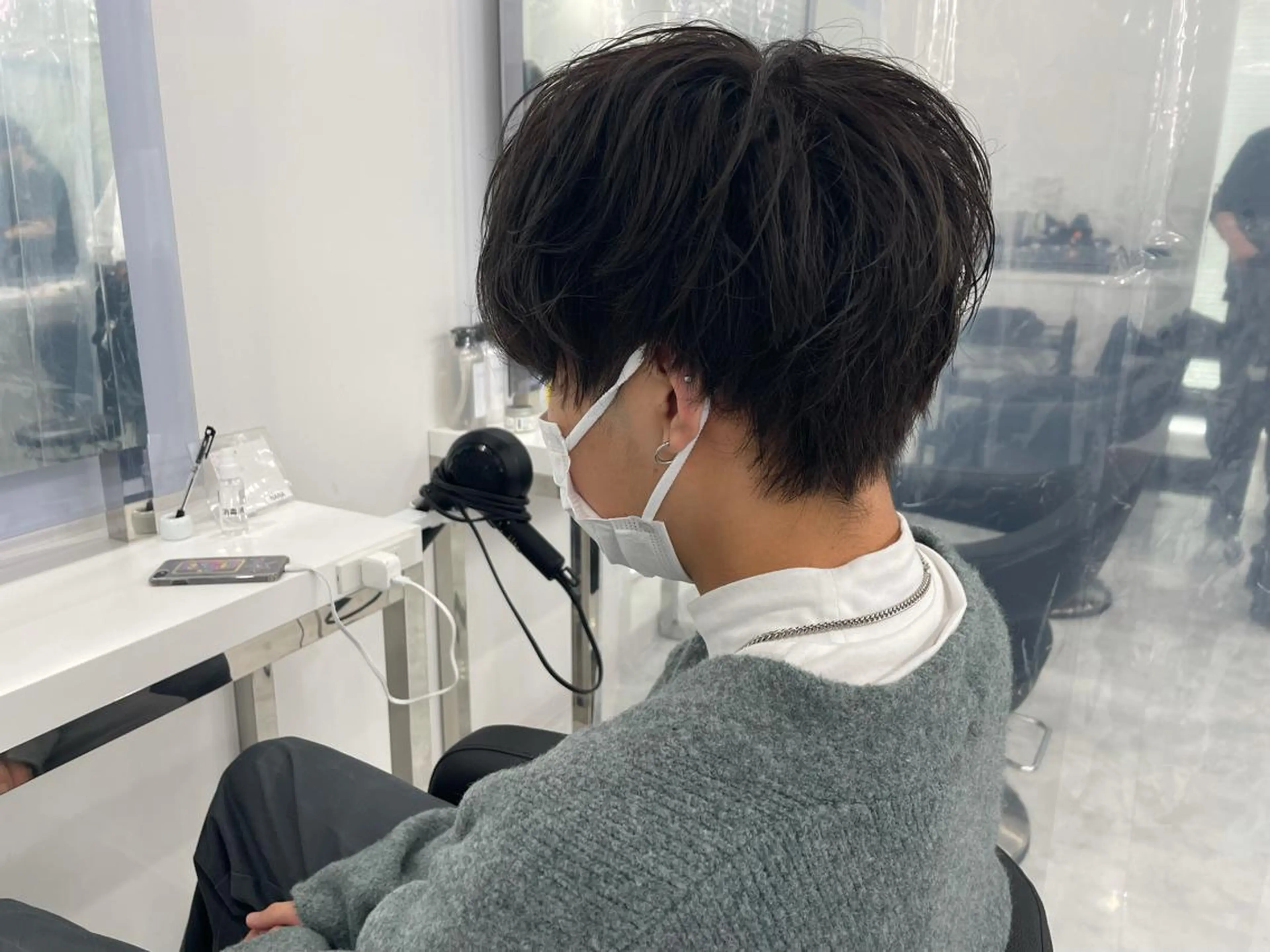 カラー メンズ Ella所属・nana【艶髪】/ レイヤー/縮毛矯正のヘアスタイル