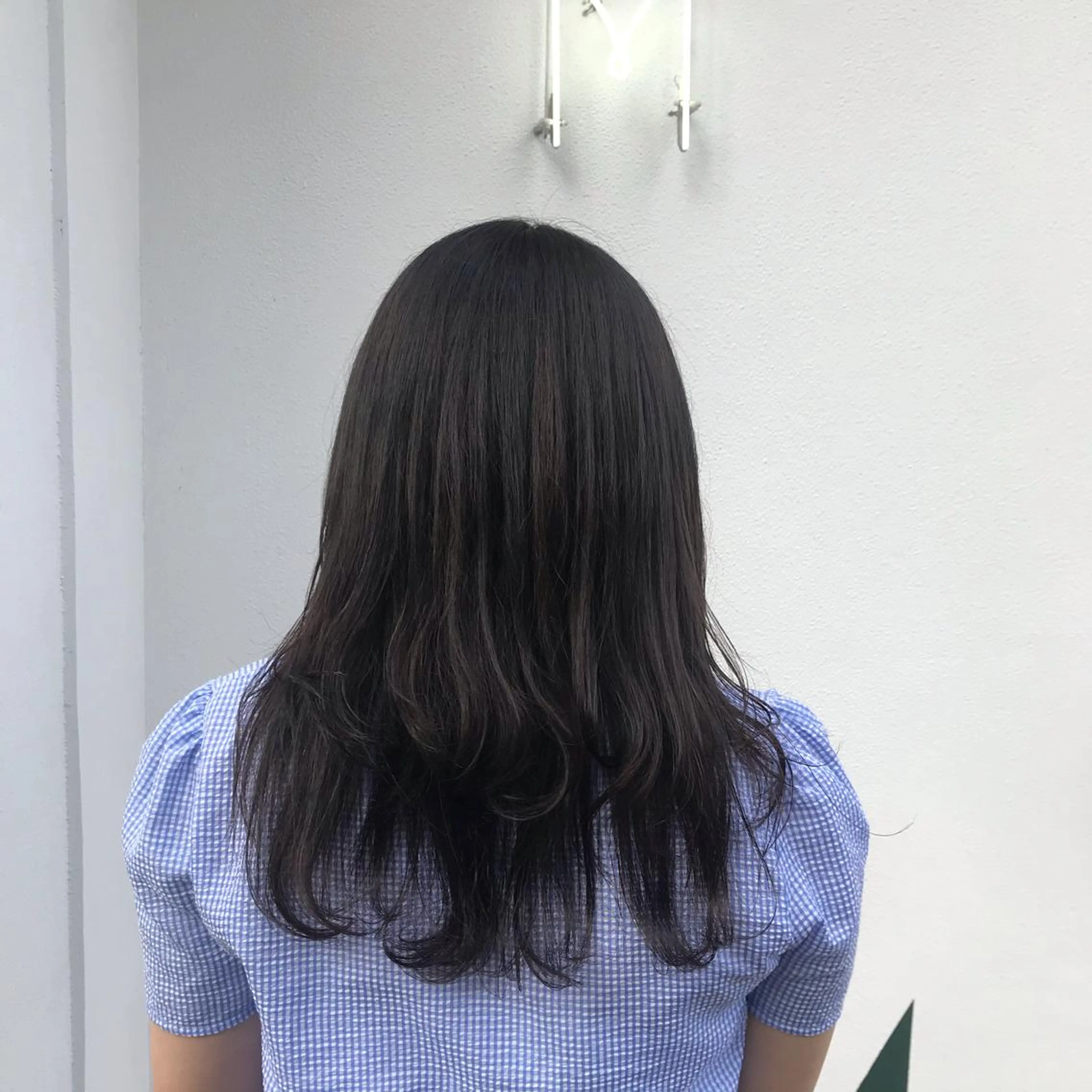 ロング カラー ヘアアレンジ ブリーチ グレージュ moi-meme.soe所属・タナカ リナのヘアスタイル