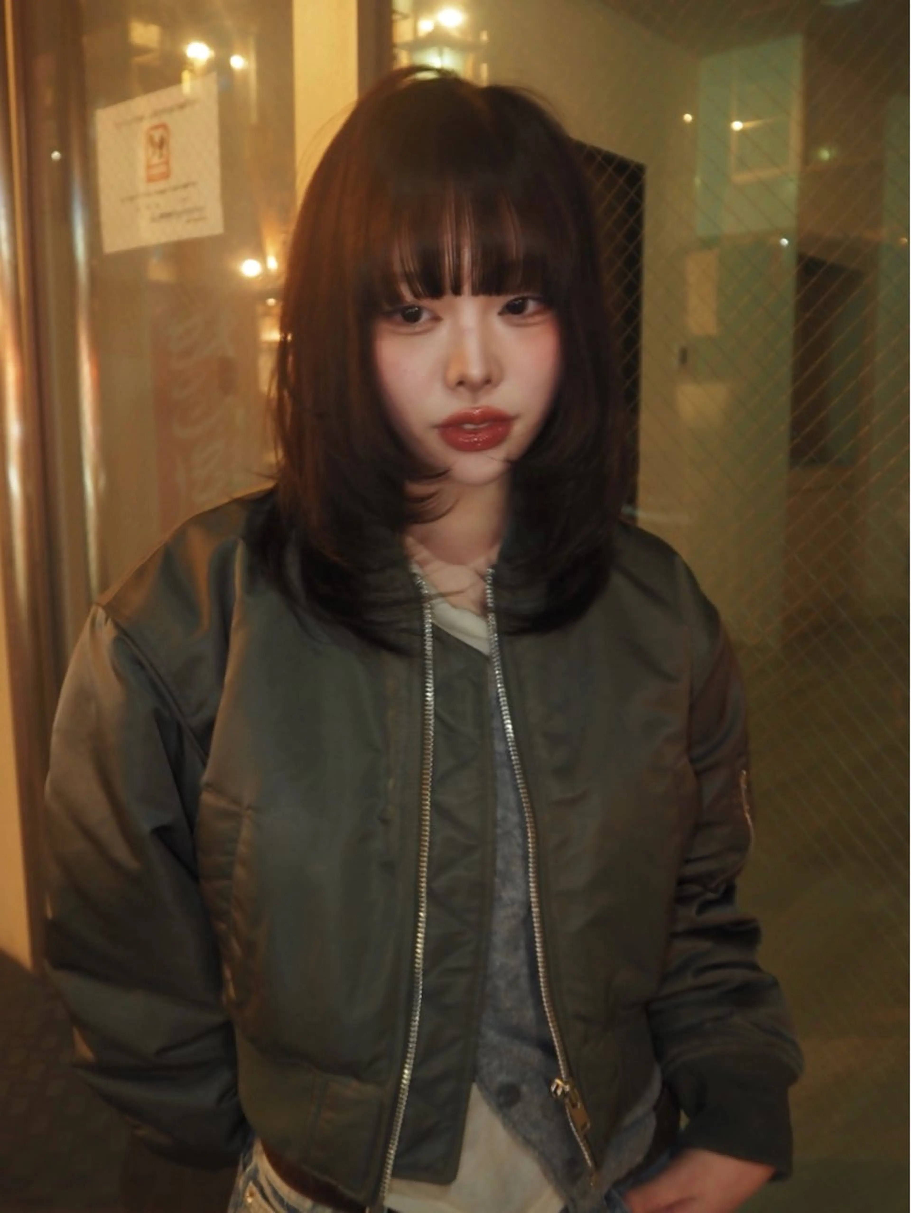 ミディアム 顔まわりレイヤー レイヤーカット レイヤー/ボブ/ パーマ/Riku🪐のヘアスタイル