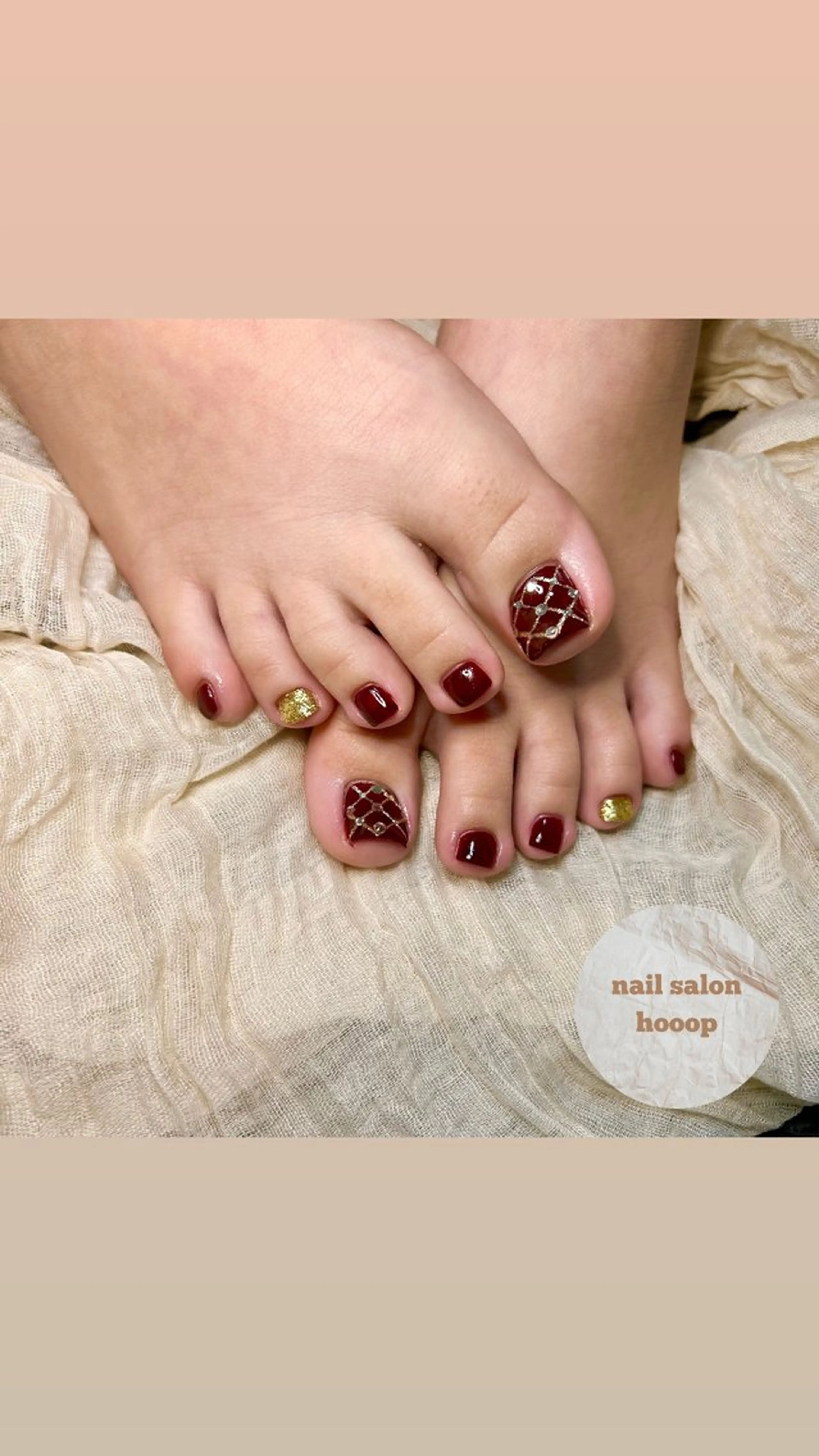 ネイル フットネイル hooop yuのネイルデザイン
