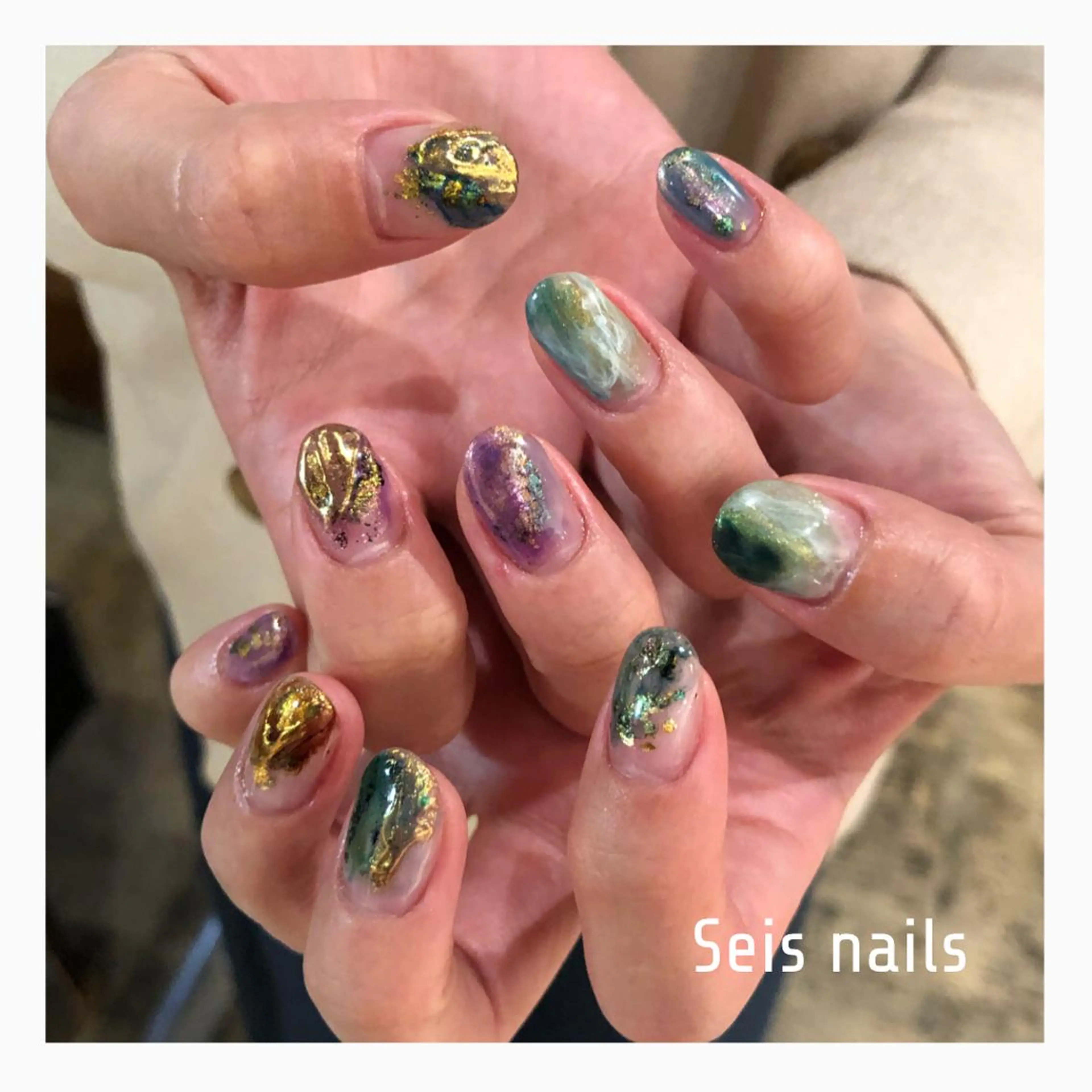 ネイル ハンドネイル Seis Shihoのネイルデザイン