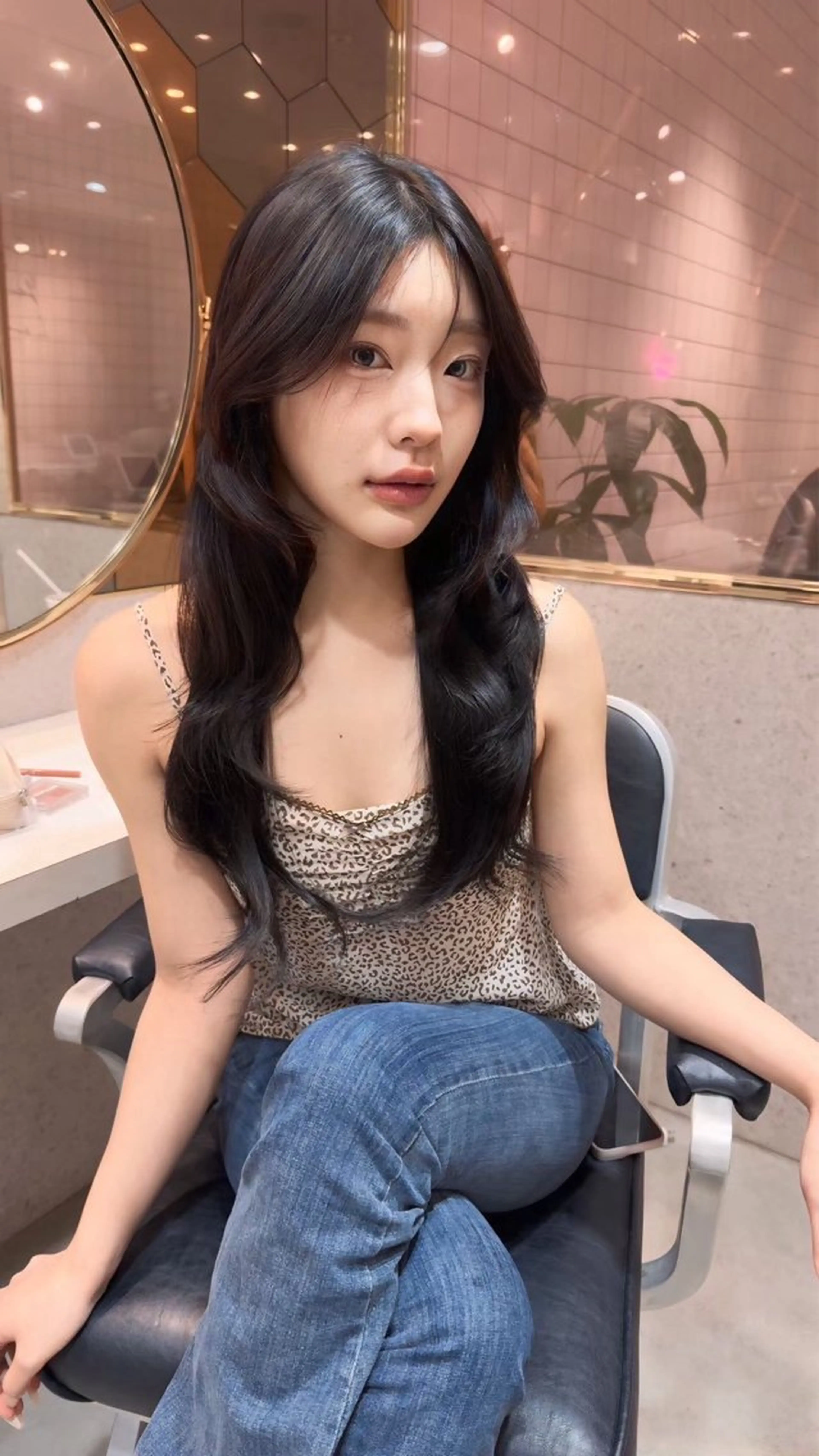 ロング レイヤーカット カット Sea Shinjuku所属・ハッシュカット/ 韓国レイヤーTERUのヘアスタイル