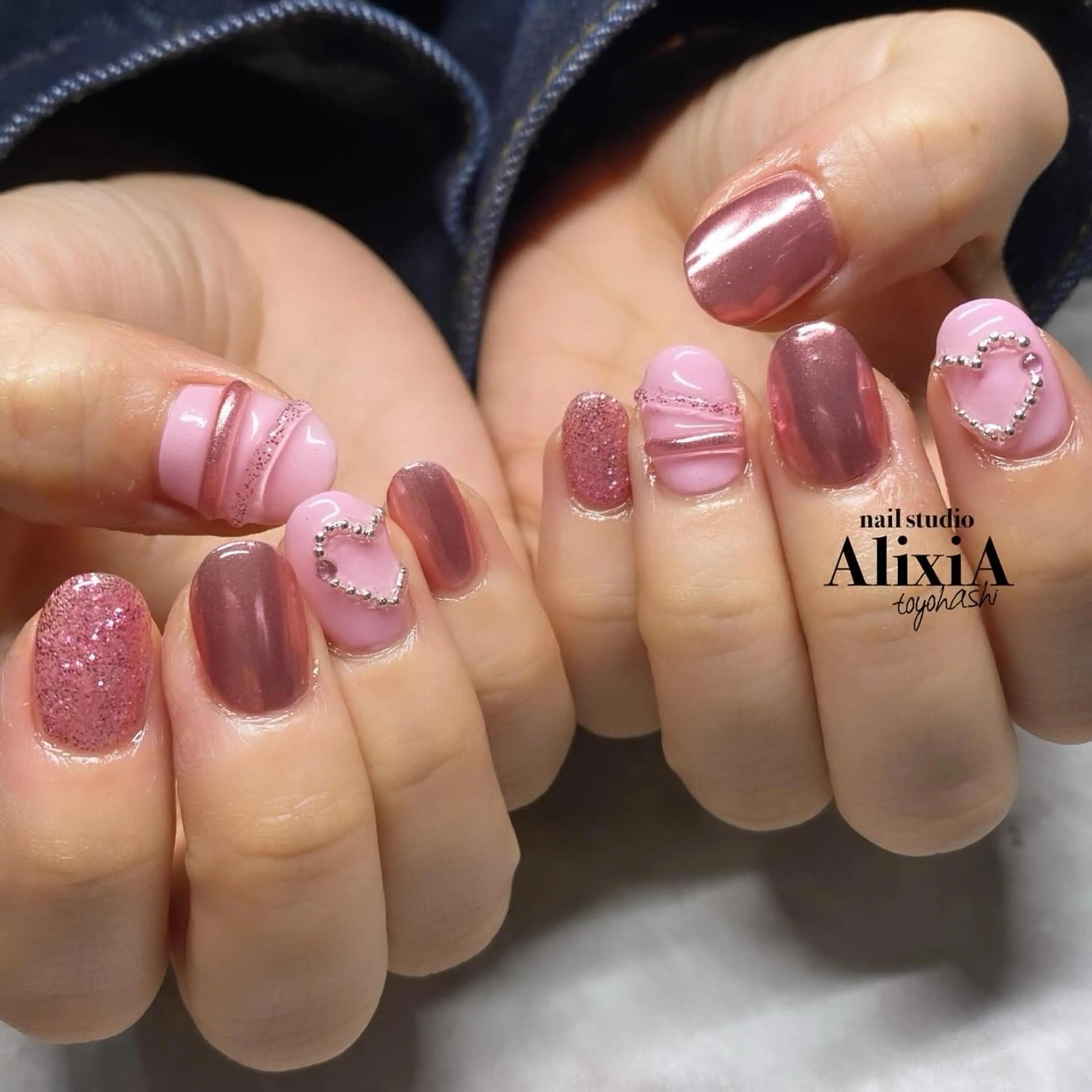 ネイル ハンドネイル AlixiA nail studio所属・AlixiA ゆみのネイルデザイン
