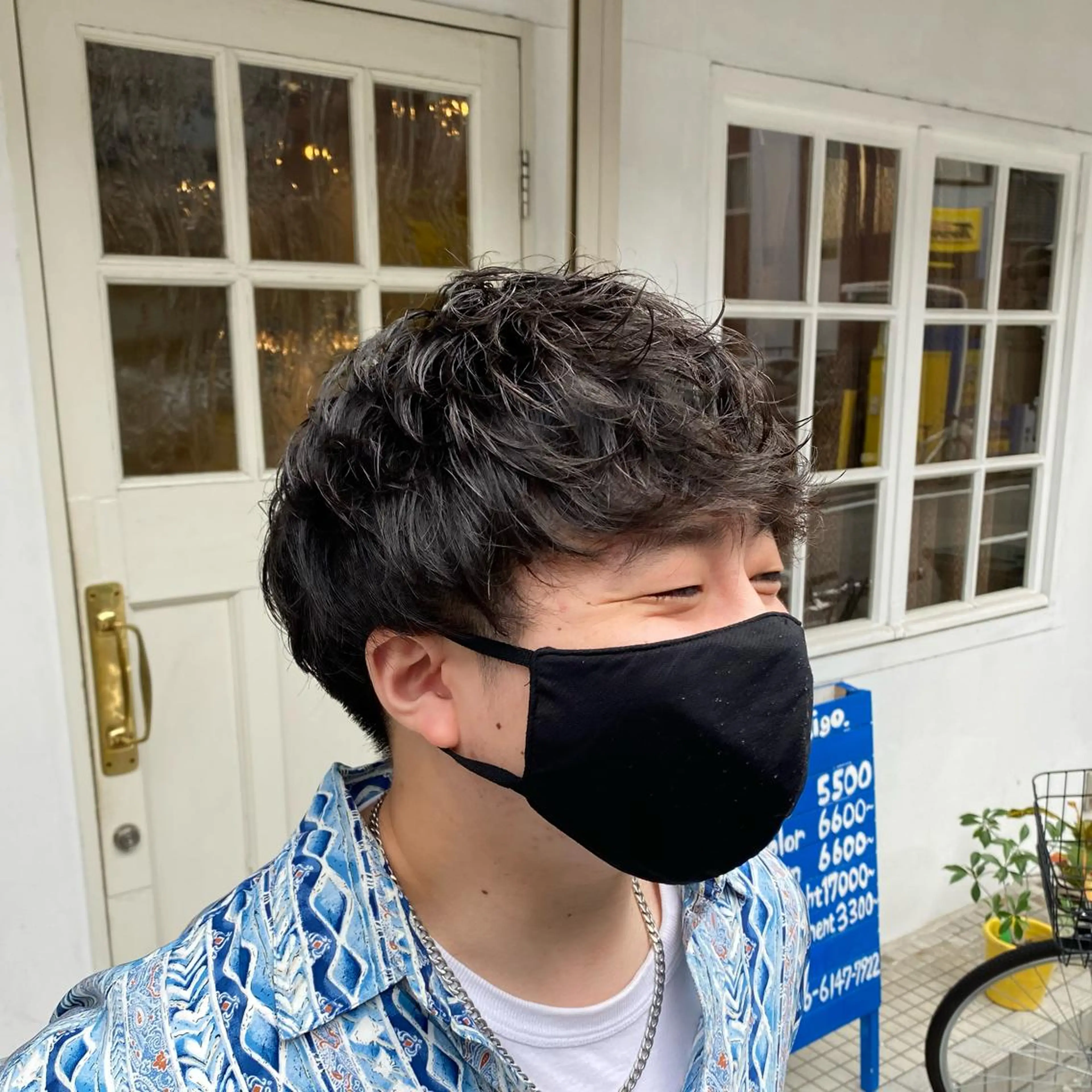 ショート パーマ メンズ 【メンズ特化】 ツツイリュウノスケのヘアスタイル