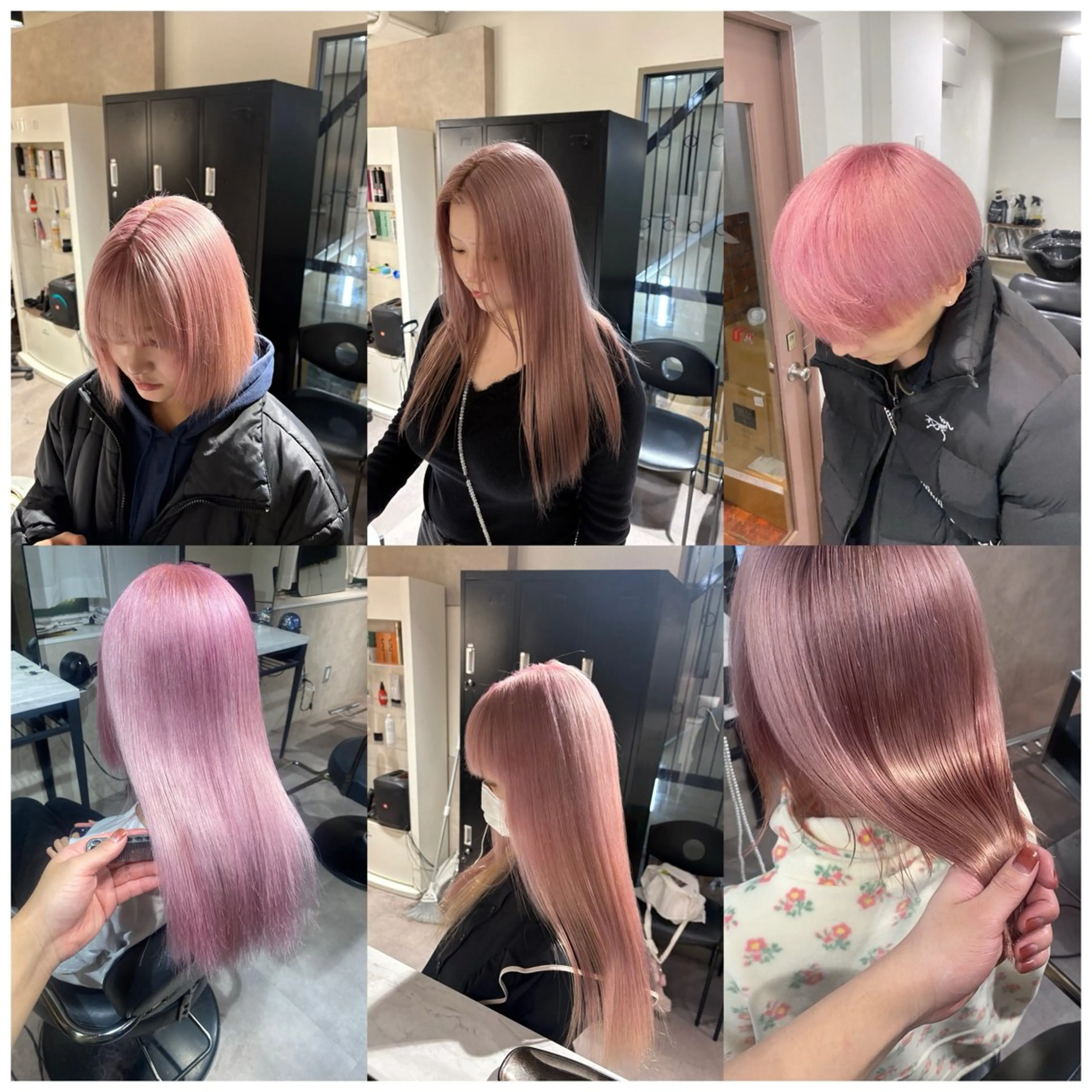 カラー ヘアカラー ヘアセット Seleneコウキ ブリーチ/ハイトーンのヘアスタイル