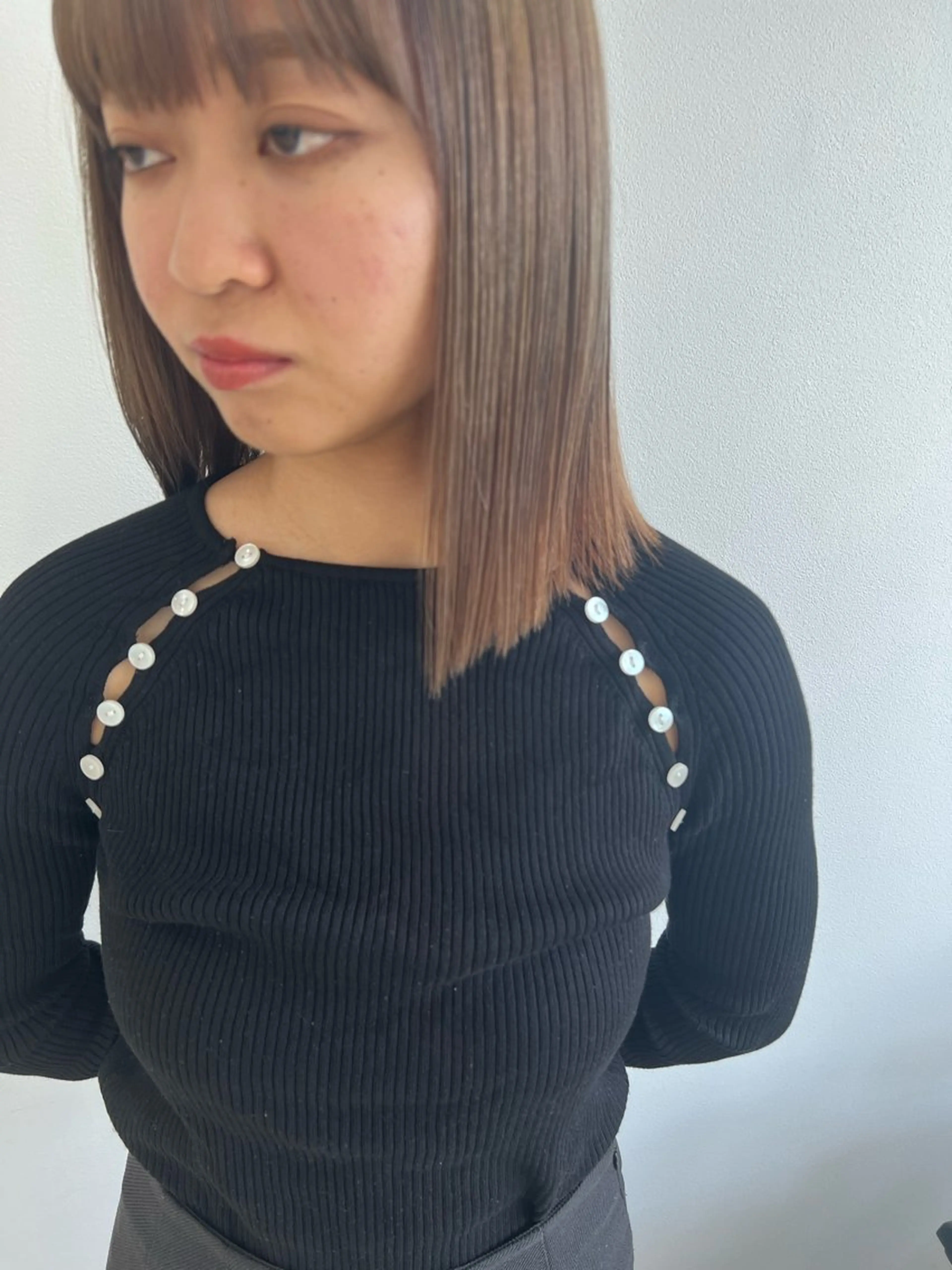 ミディアム カラー 🍅ぷる艶ハイトーン 柔らかヘア🍅まあやのヘアスタイル