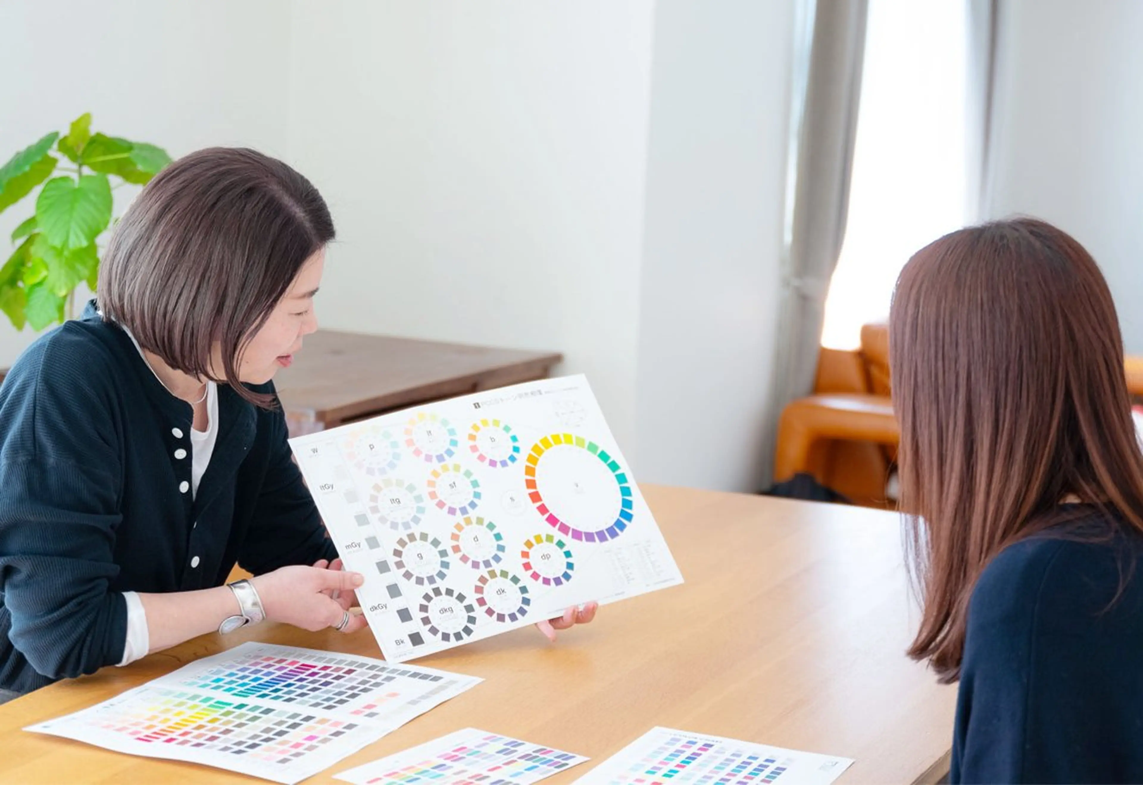 トータル診断(パーソナルカラー診断+骨格診断)の写真