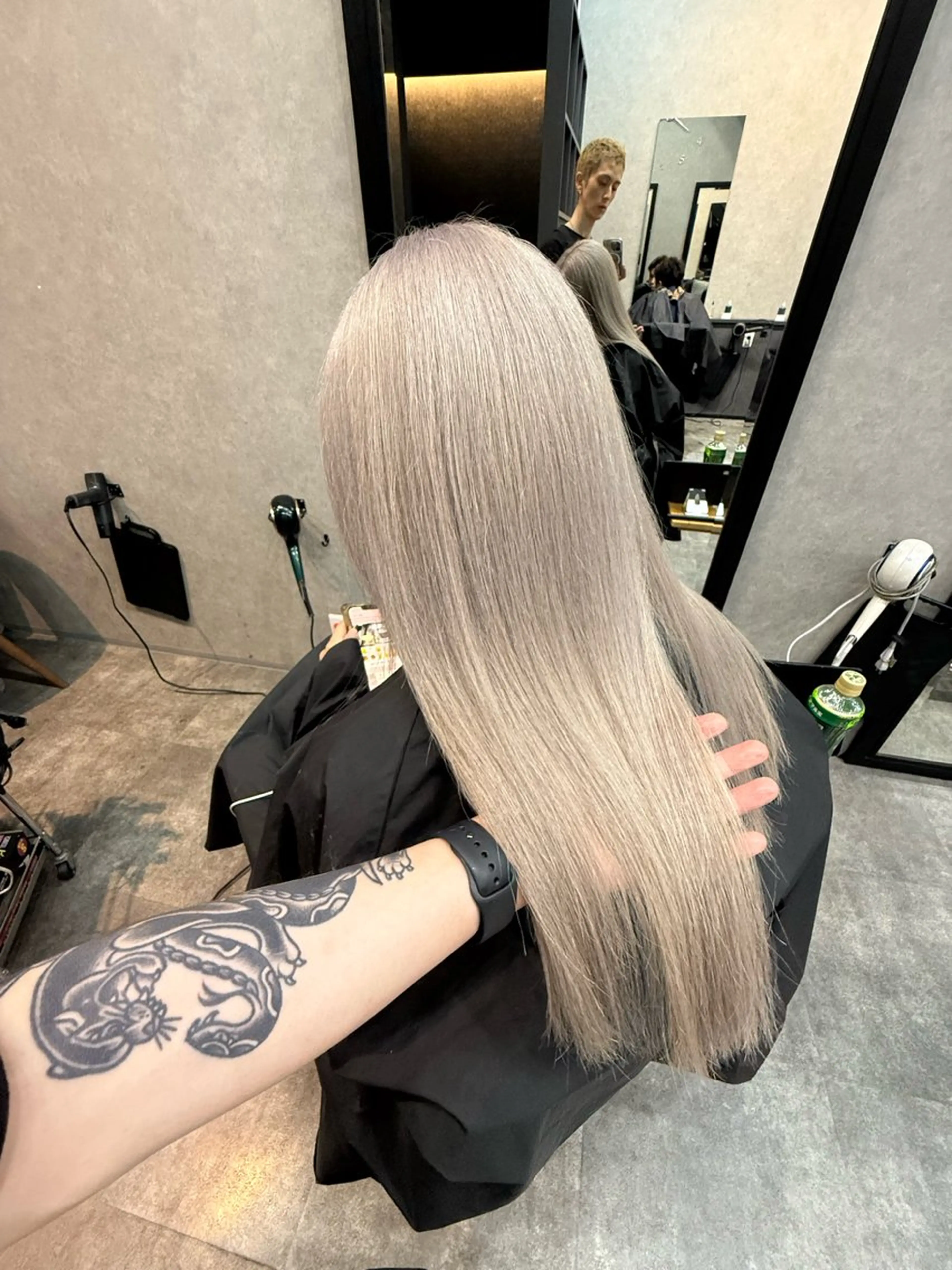 2ブリーチダブルカラー+髪質改善トリートメント【カットなし】の写真