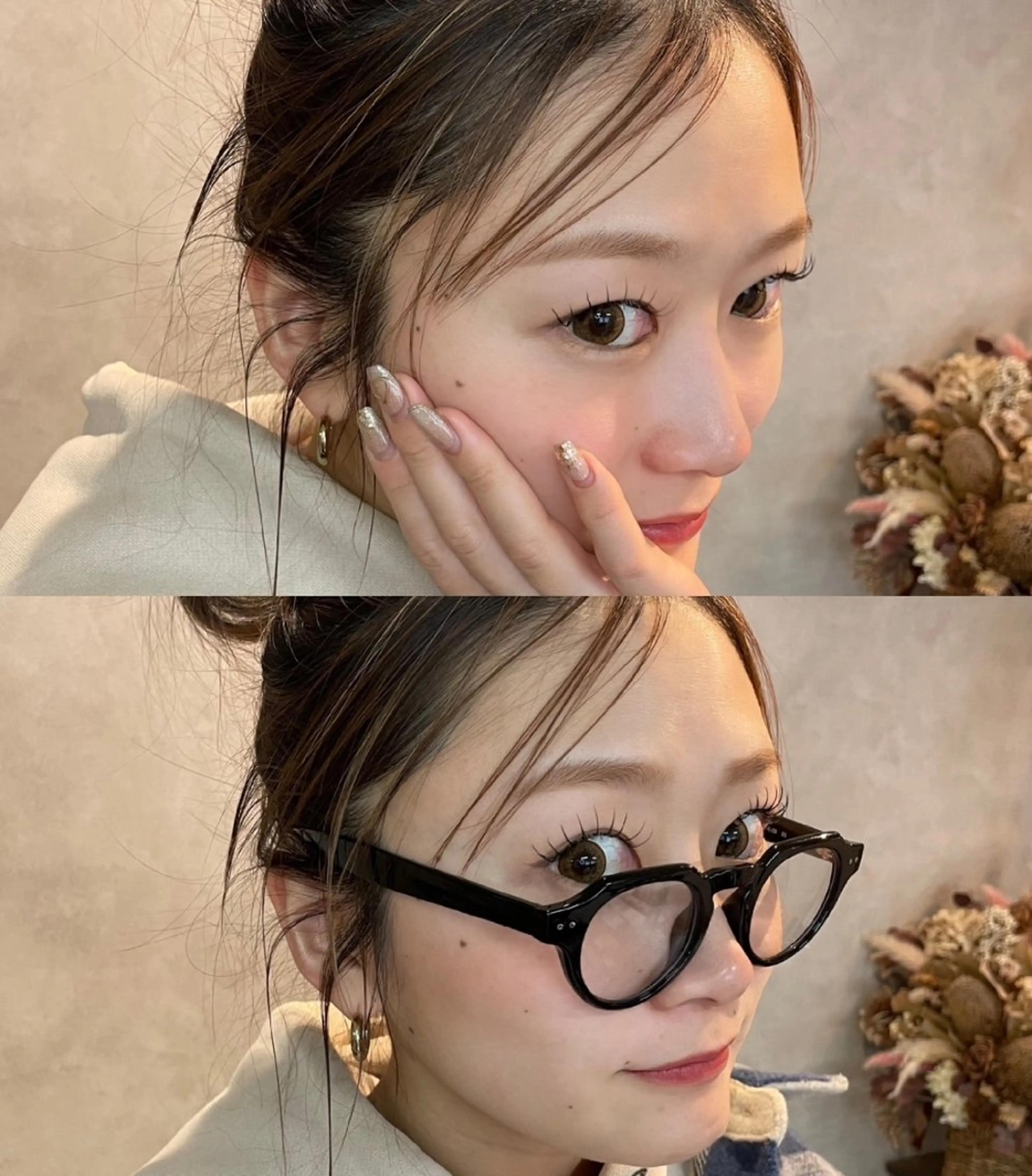 《マツエク×まつげパーマ》LED施術☆＆Healthy+フラット100本 (オフなし)の写真