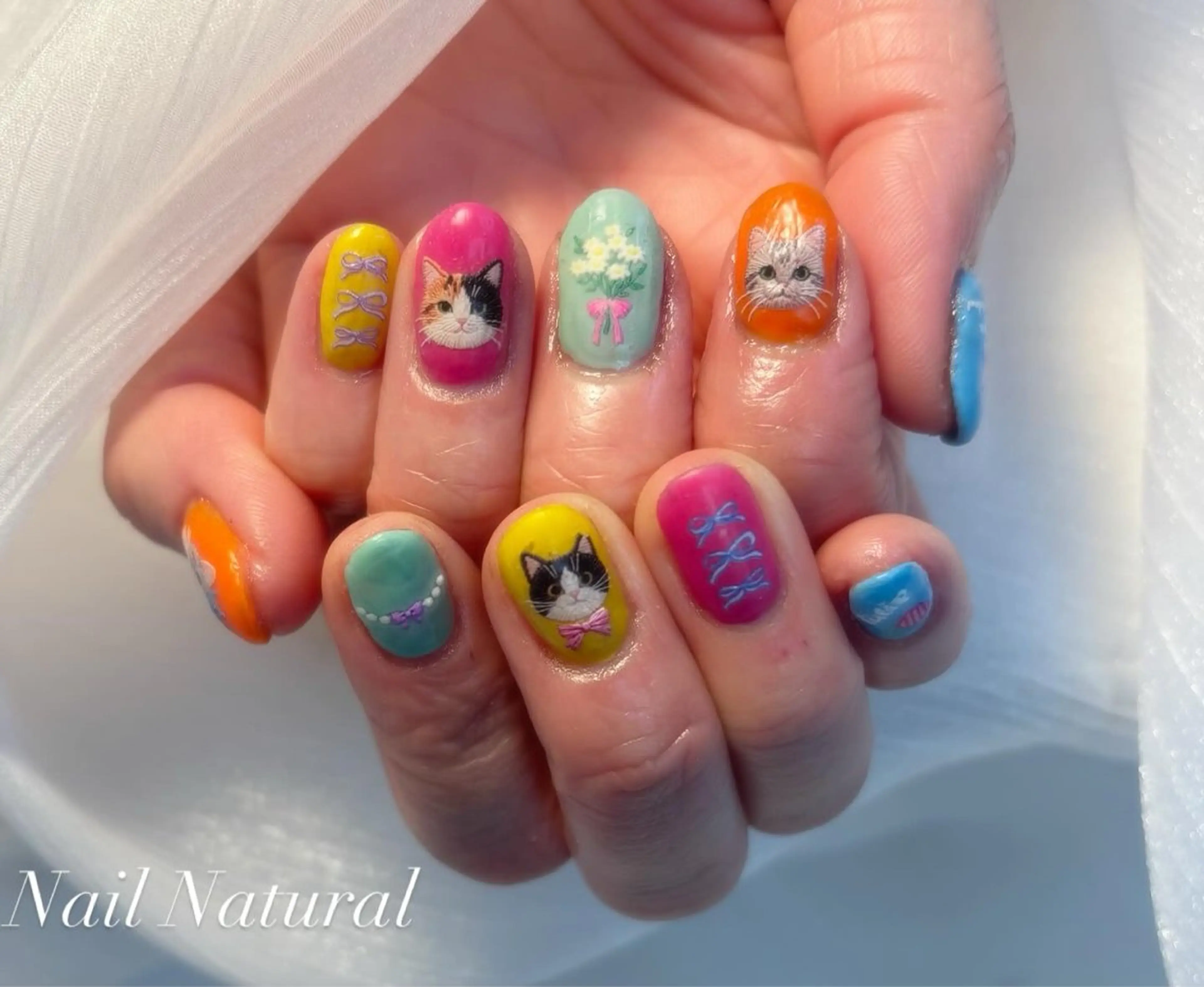 ネイル 持ち込み ハンドネイル Nail salon Natulalのネイルデザイン