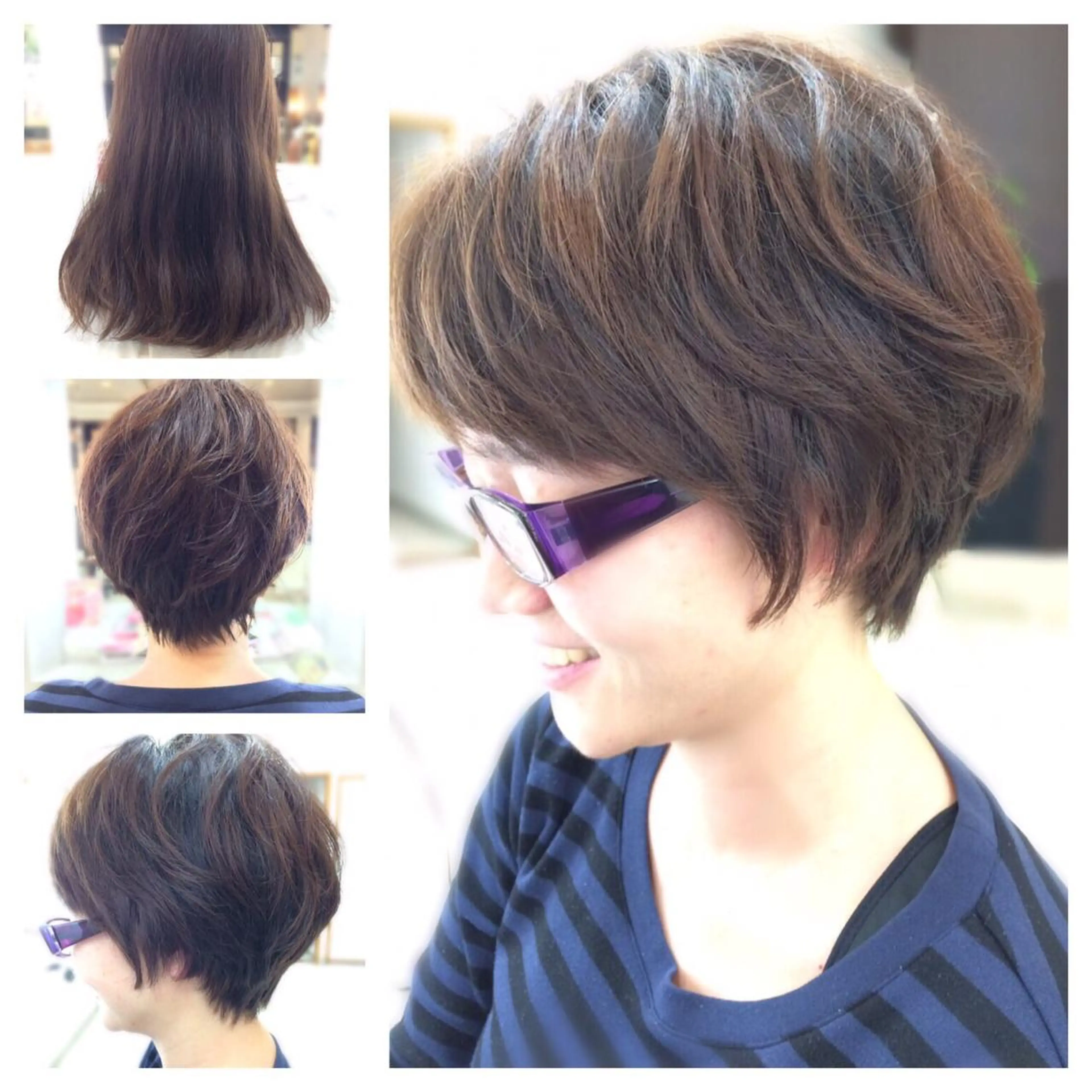 ショート ショートボブ ボブ ショートヘア いけだ ゆうのヘアスタイル