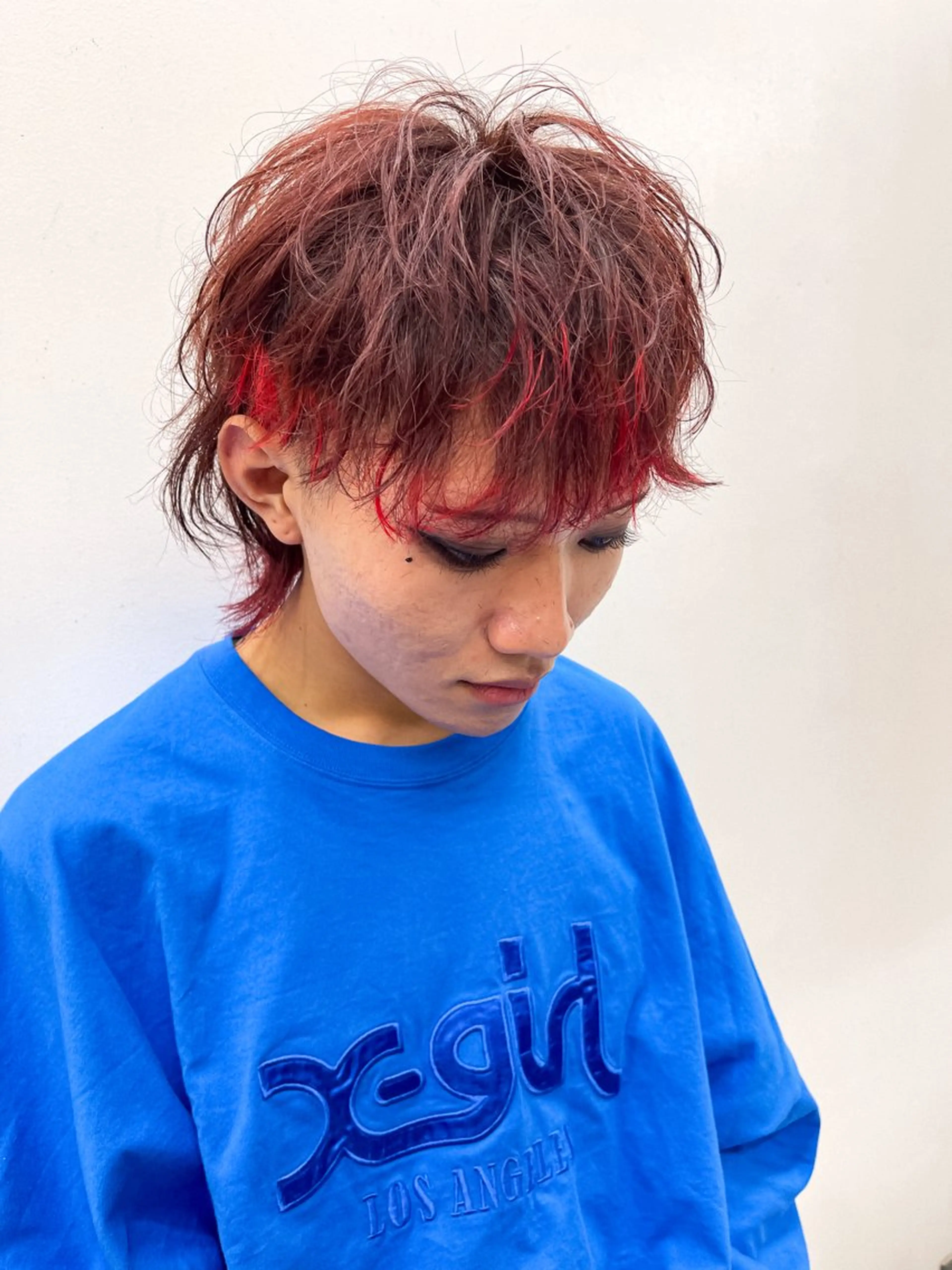 カラー メンズ カット ヘアカラー 森本裕/オーナー/ スパイラルパーマのヘアスタイル