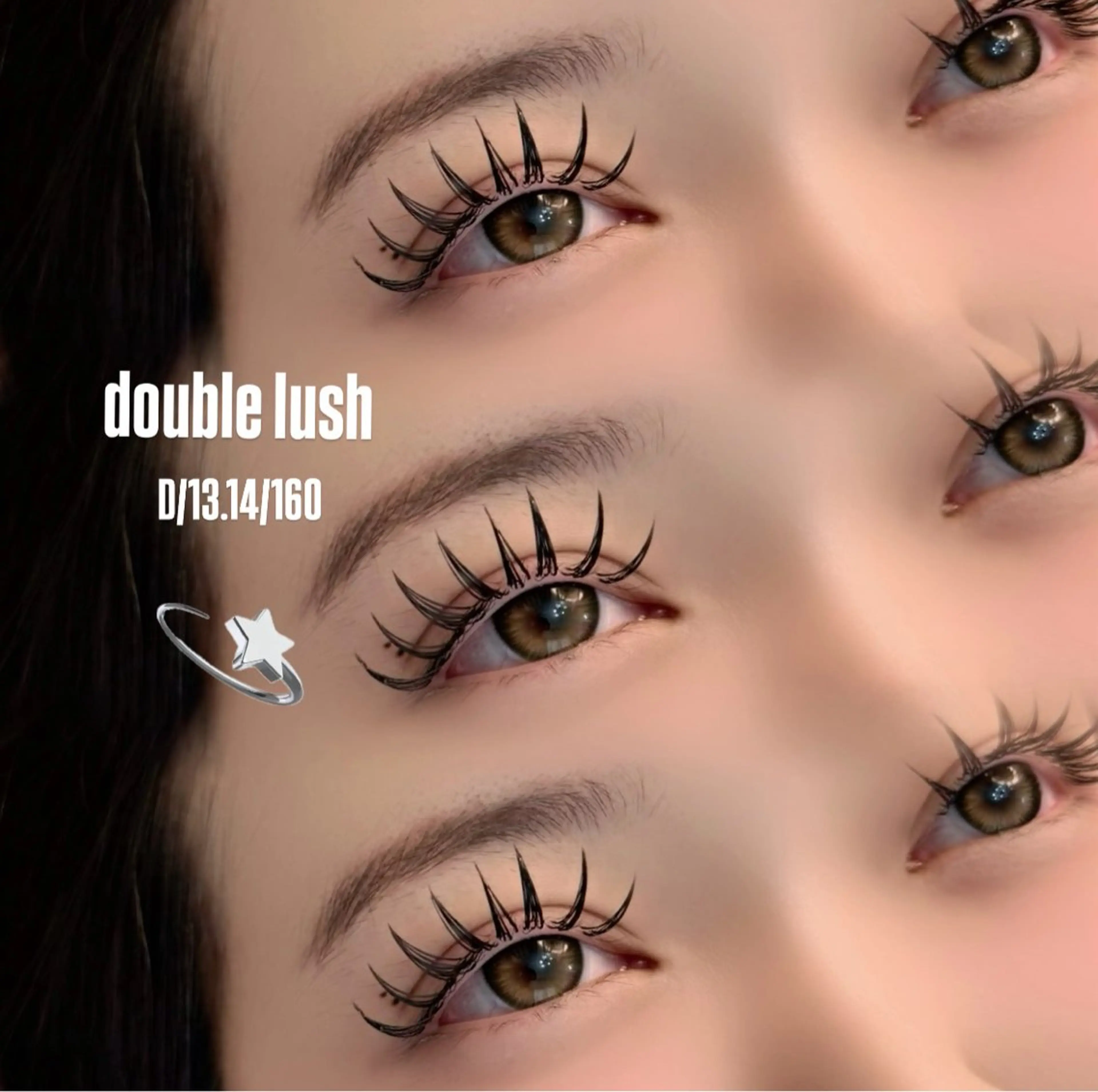 マツエク・マツパ マツエク 【那覇/束感まつ毛】 ｷｬﾒﾙのマツエク・マツパデザイン