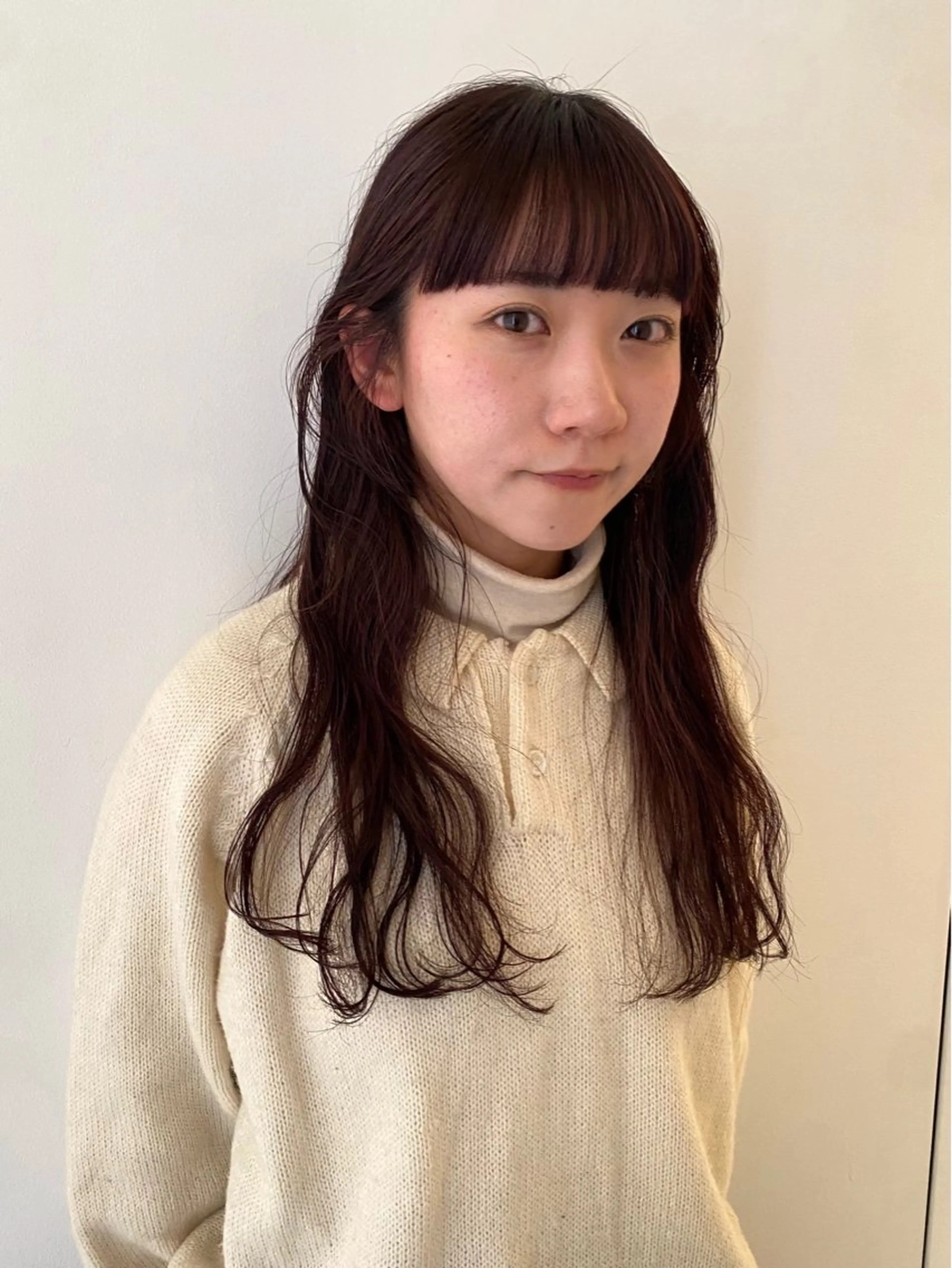 ロング ヘアカラー 🐏Yuna＊透明感 カラー🤍✨のヘアスタイル