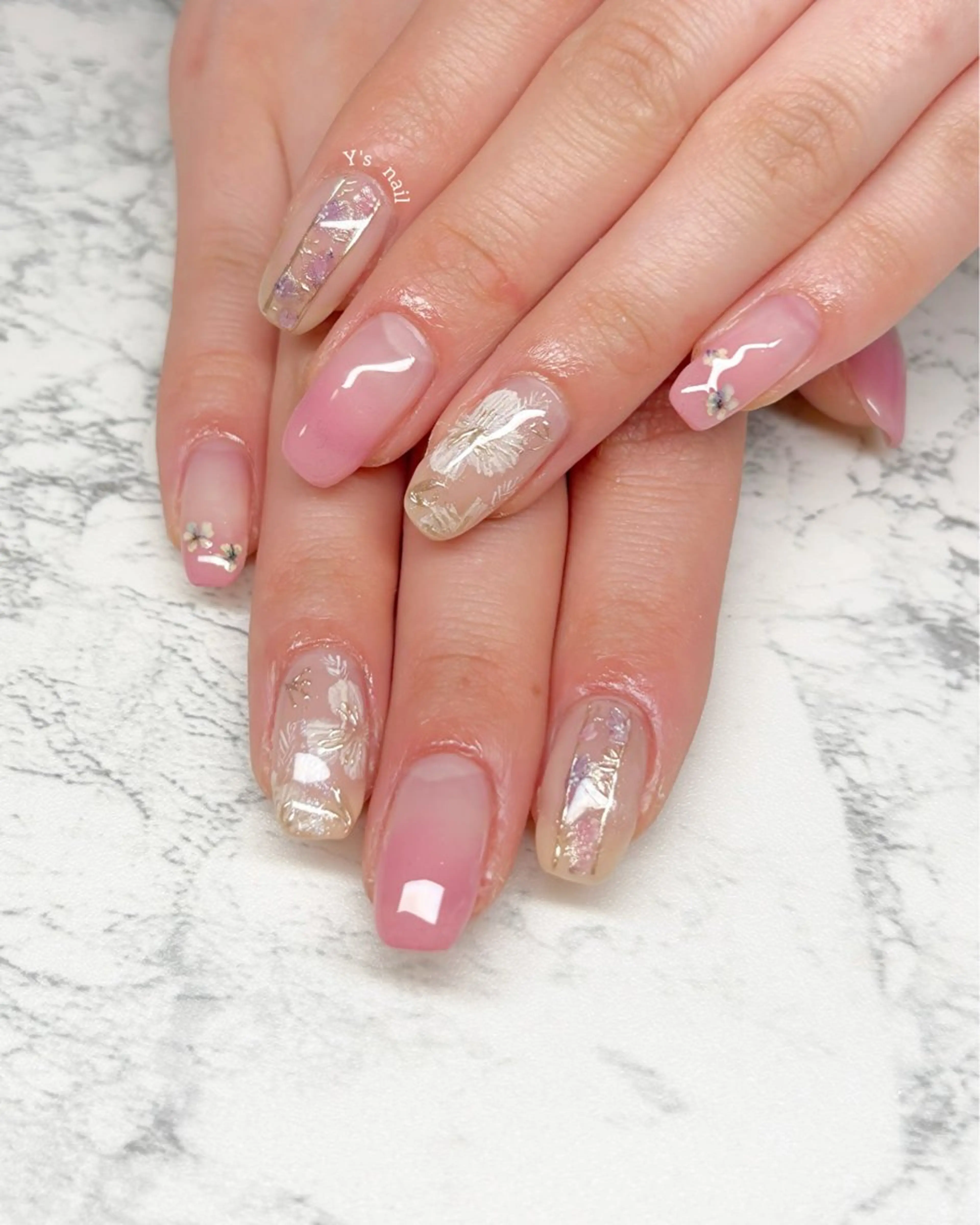 ネイル ハンドネイル 手書きが得意🖌️ Y’s  nailのネイルデザイン