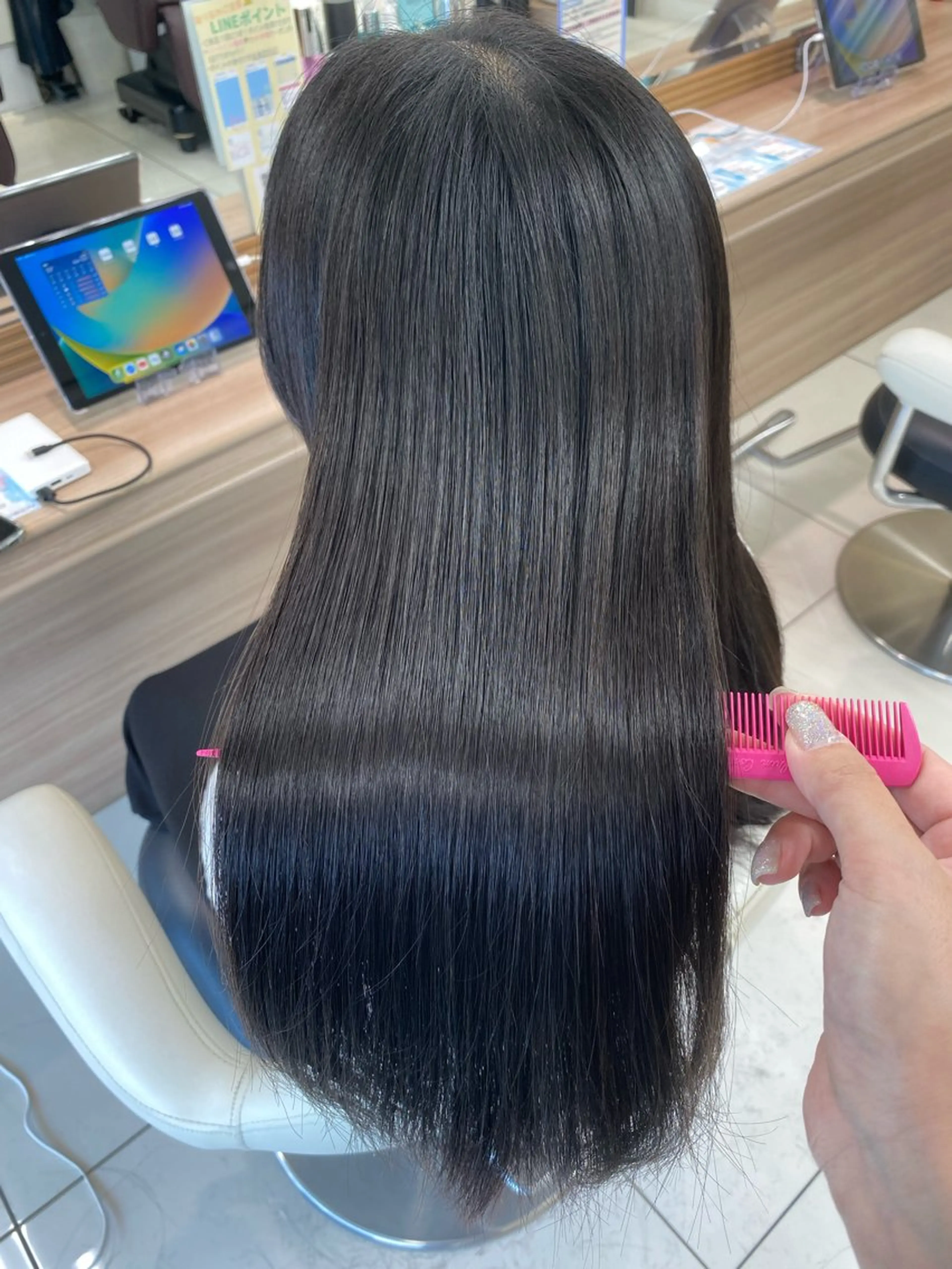 カラー＋トリートメント(オージュア)の写真