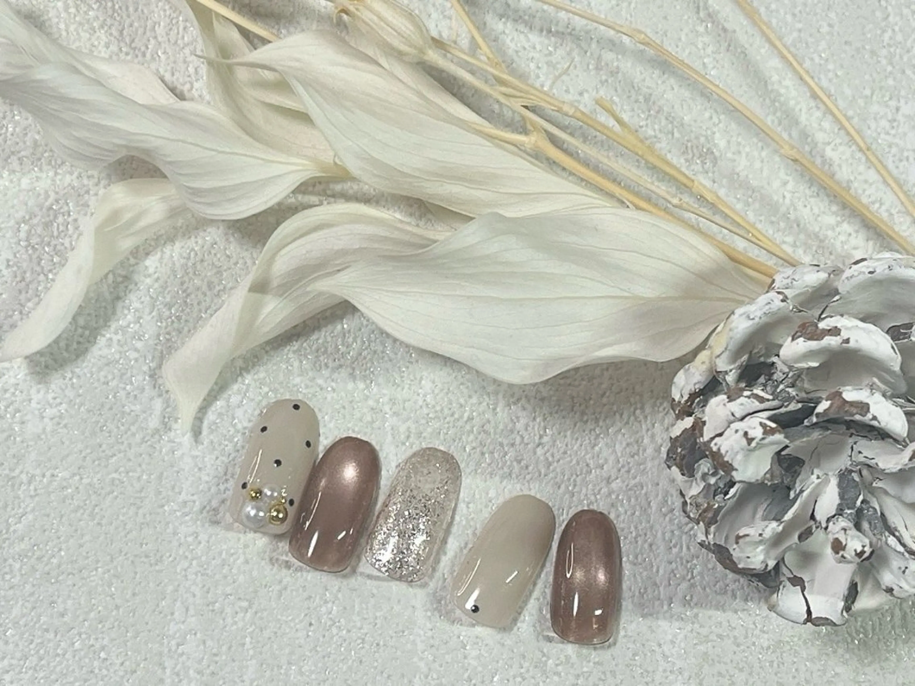 ネイル オーロラネイル ブルー 成人式 フットネイル フレンチネイル ハンドネイル kiki nail たまプラーザのネイルデザイン