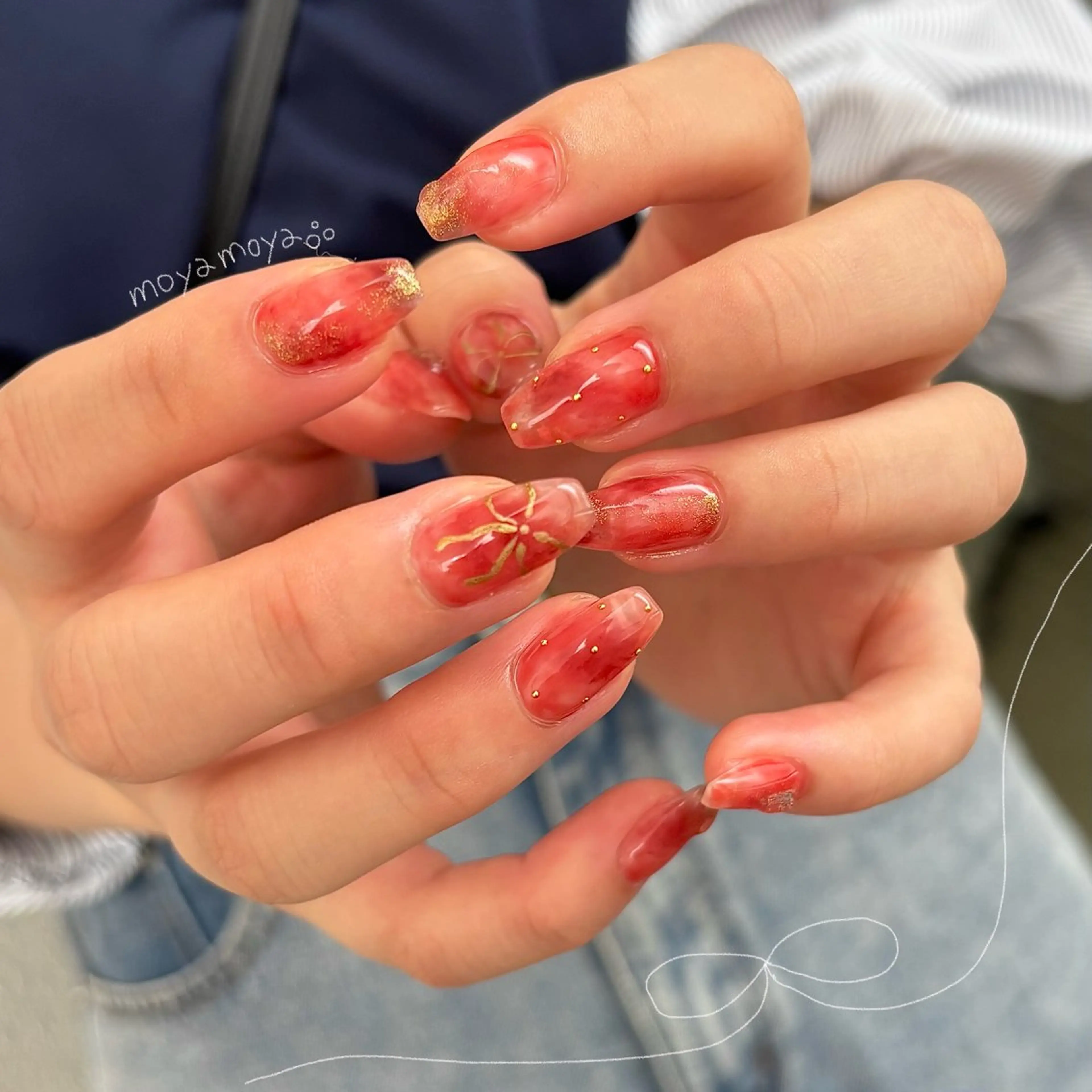 ネイル 持ち込み ハンドネイル Nailsalon BLOOM🌷 山崎のネイルデザイン