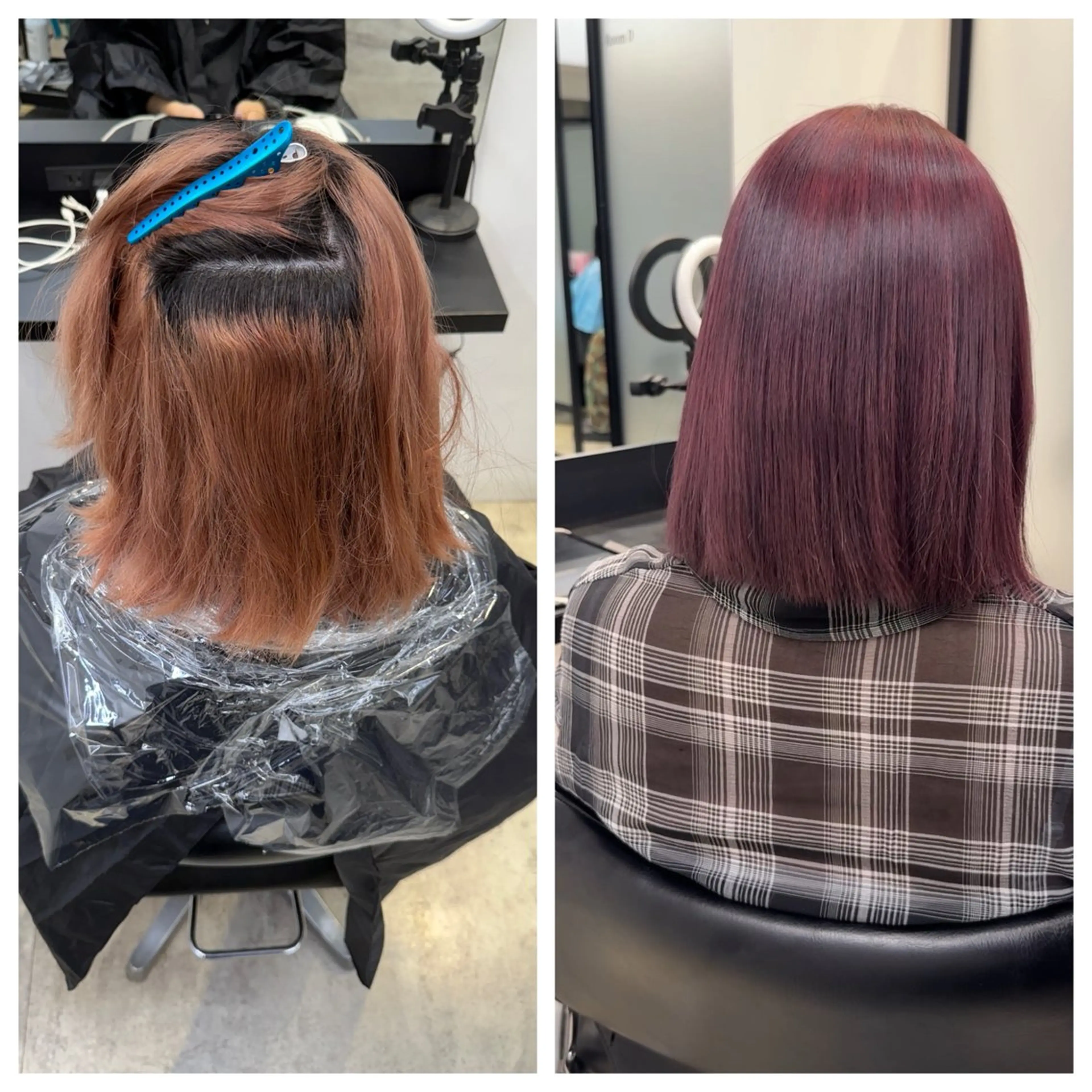 ショート 縮毛矯正 ヘアカラー 縮毛矯正 トリートメント け んブリーチ縮毛矯正のヘアスタイル