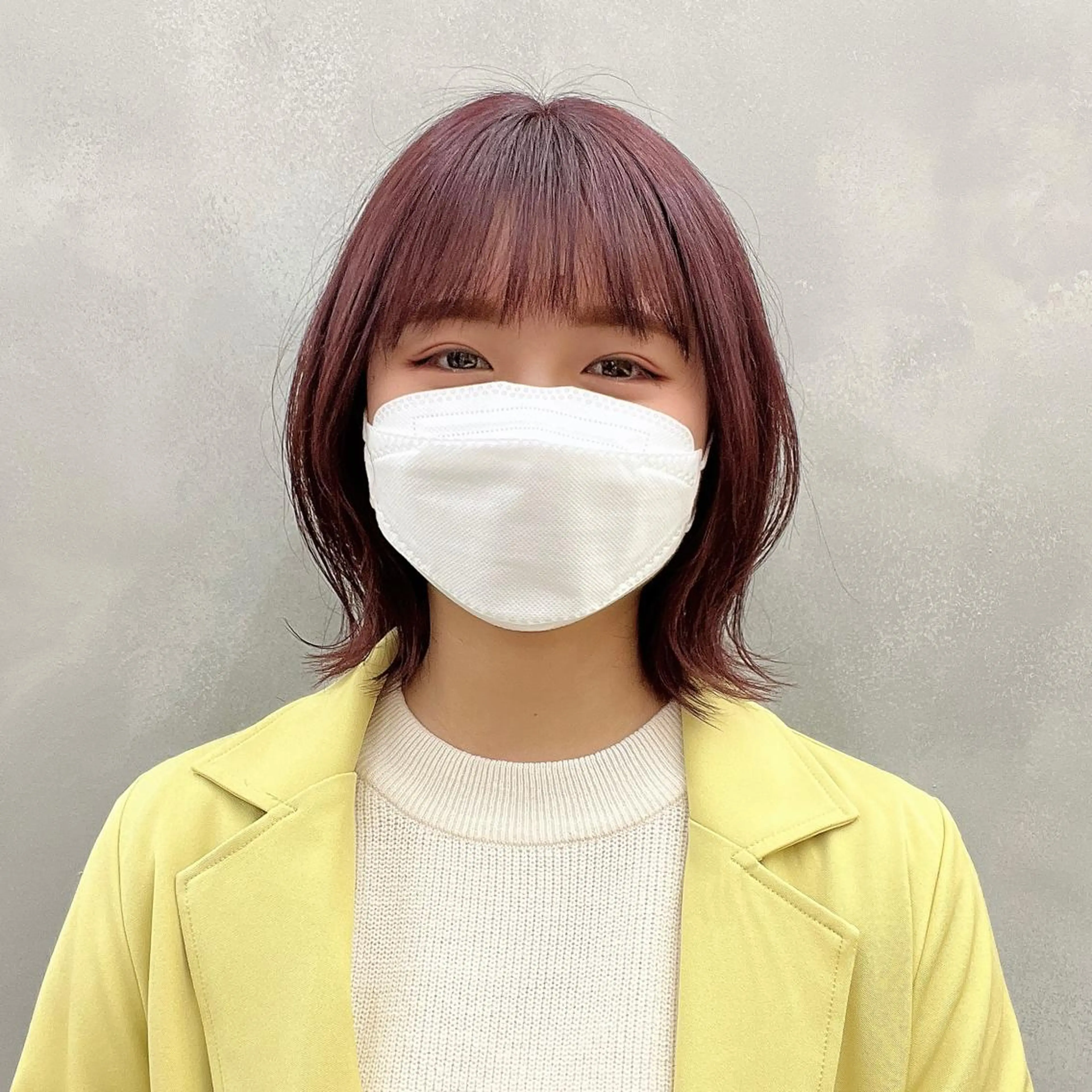 ミディアム カラー 🤍髪質改善➕透明感 カラー🤍川上葵のヘアスタイル