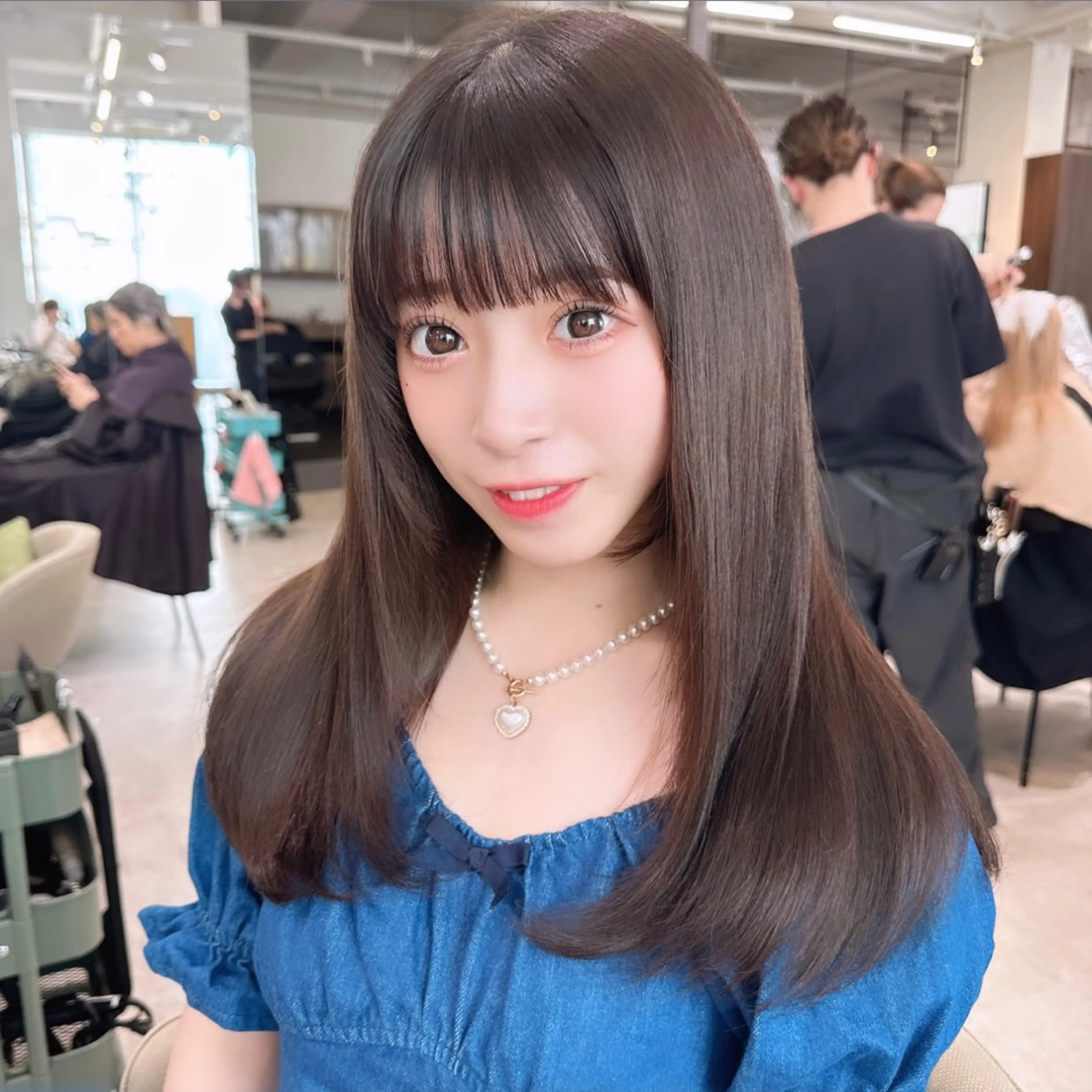ロング カラー パーマ ヘアアレンジ カット 縮毛矯正 トリートメント FERiCIA.  表参道所属・レイヤーカット 🪄吉野翔悟のヘアスタイル