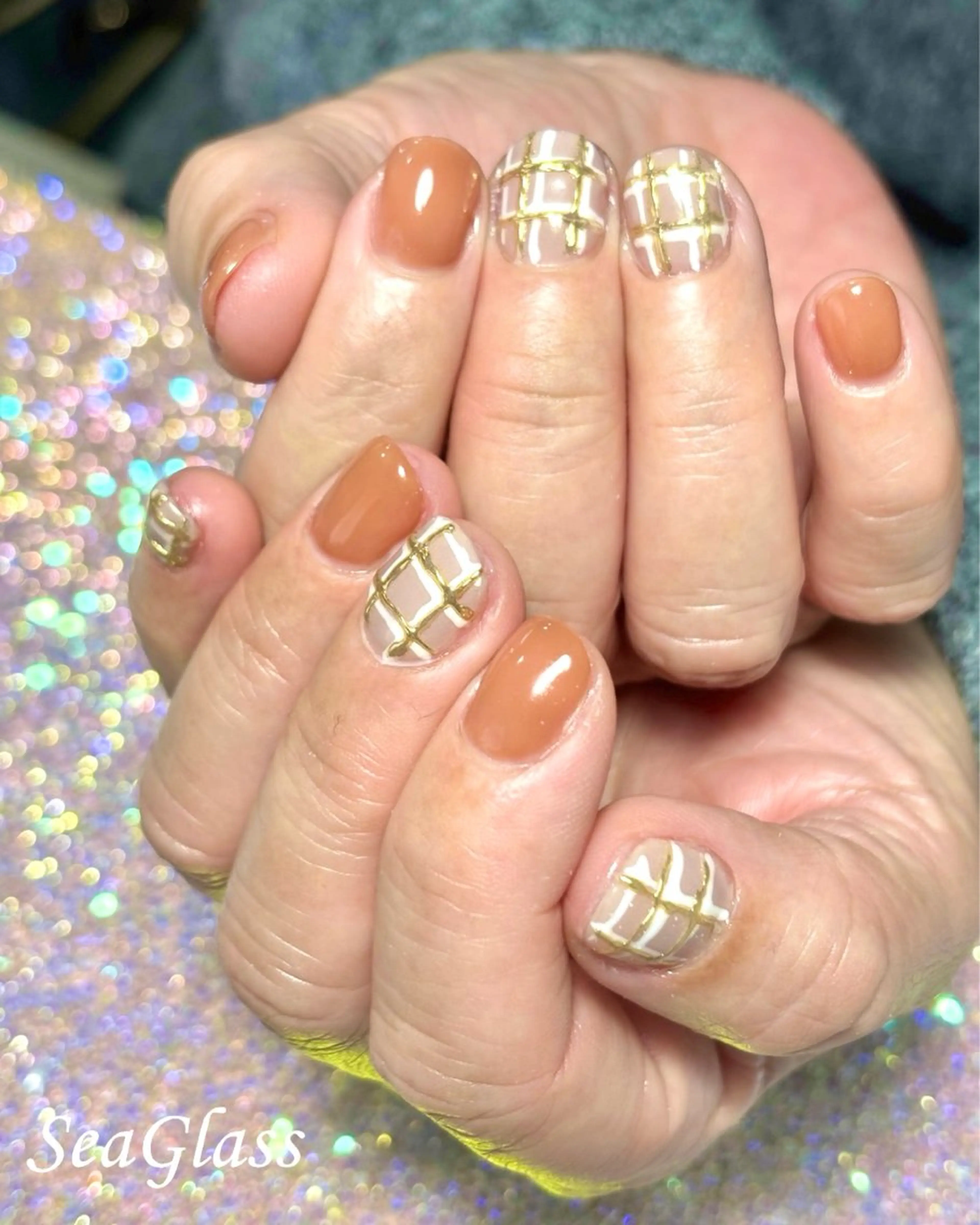 ネイル ミラーネイル Nail&Spa SeaGlass所属・SeaGlass tomoのネイルデザイン