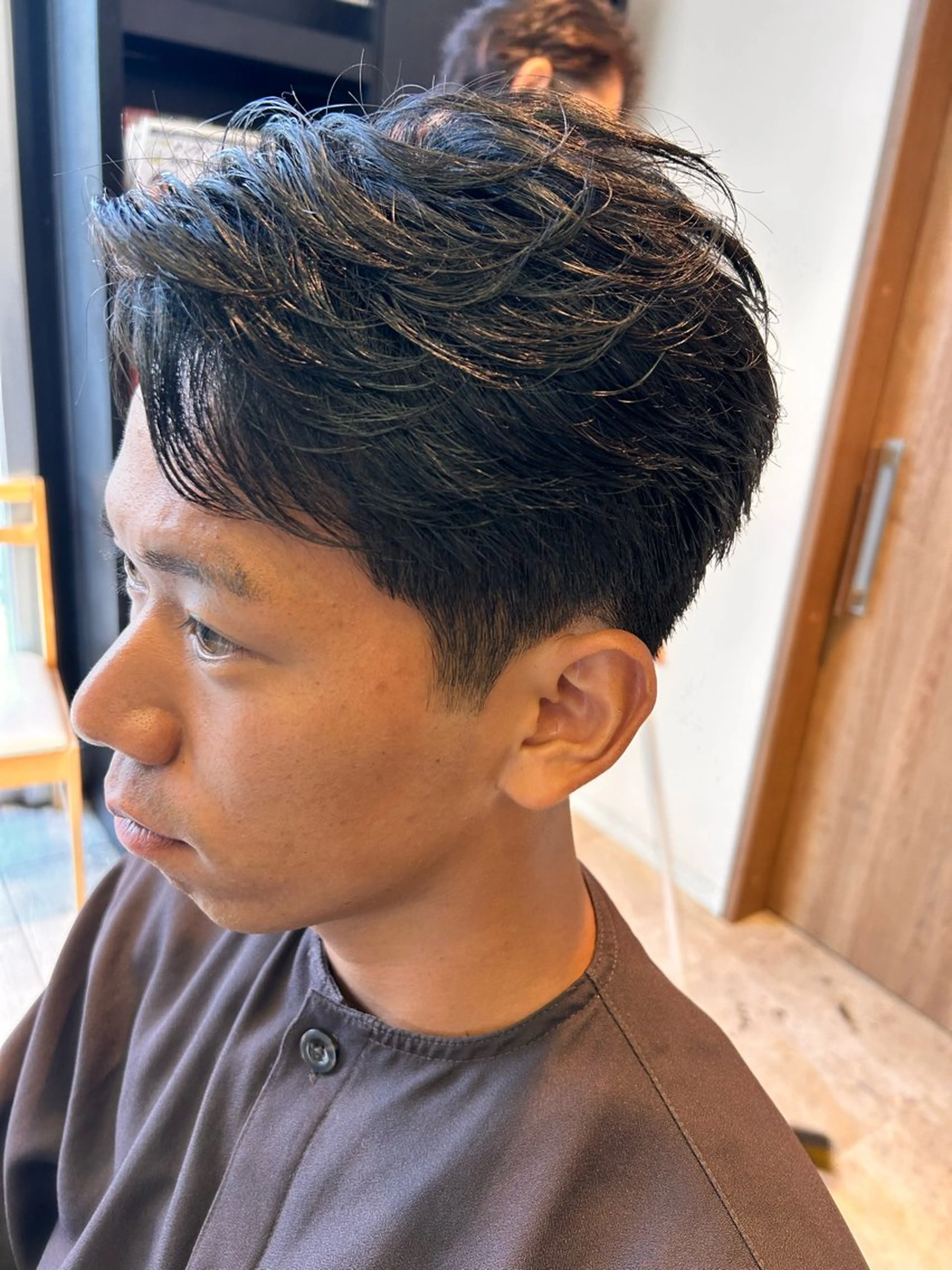 【新規様限定】メンズカット+ナチュラルパーマ(スパイラル/スペイン/毛流れ)の写真