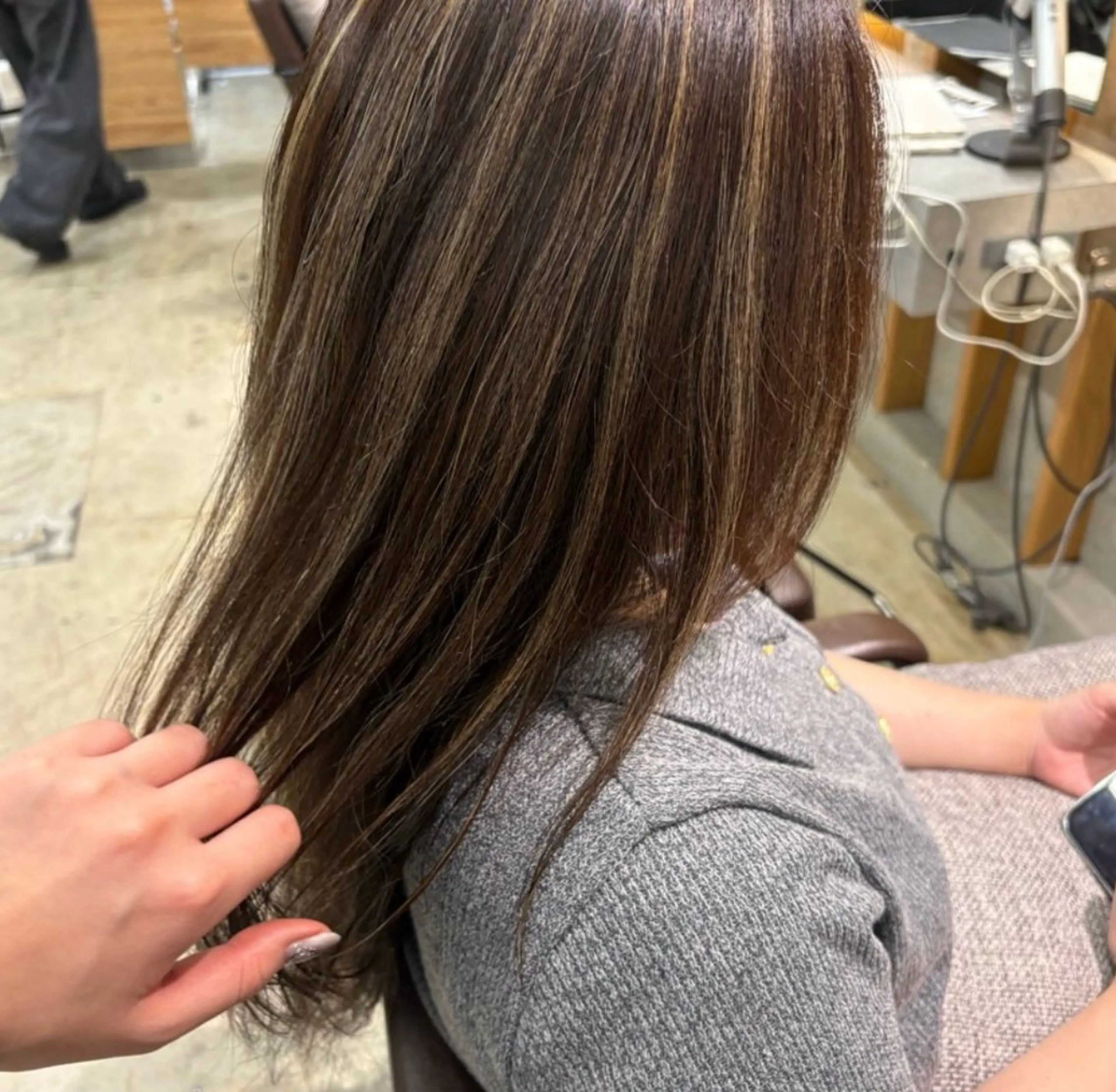 ロング カラー FILMS横浜所属・Watanabe Maiのヘアスタイル