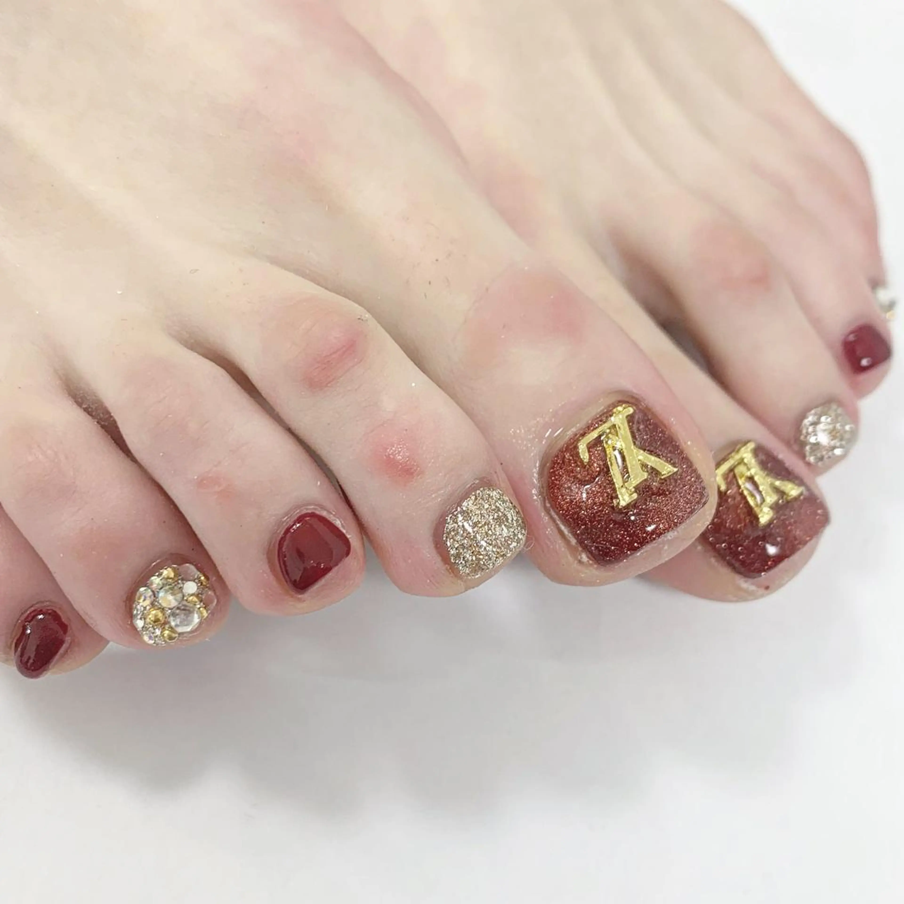 ネイル フットネイル 🔷ﾐﾅﾐﾈｲﾙ🔷 やり放題ネイル渋谷2のネイルデザイン