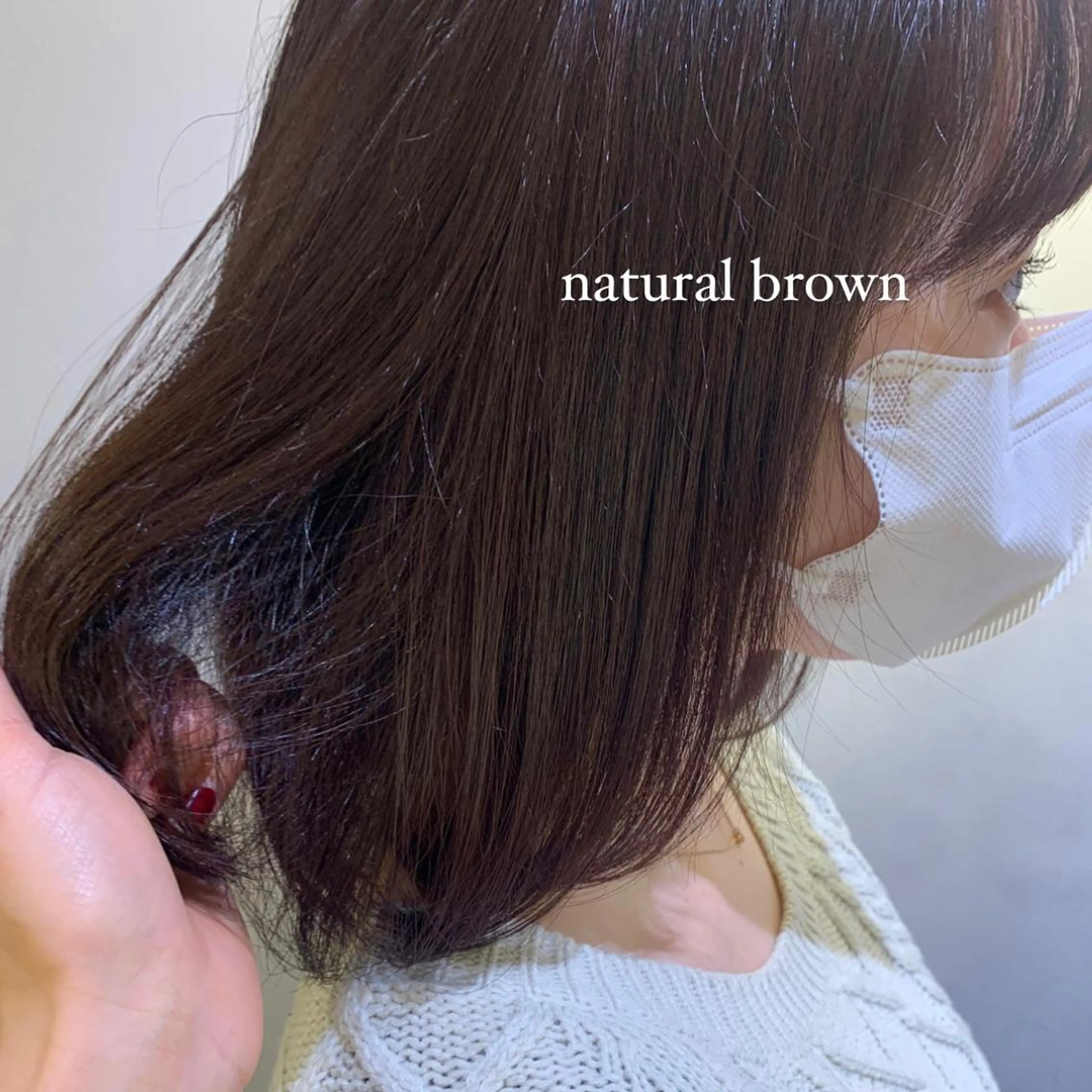 ミディアム natsu/梅田 /透明感/艶髪のヘアスタイル