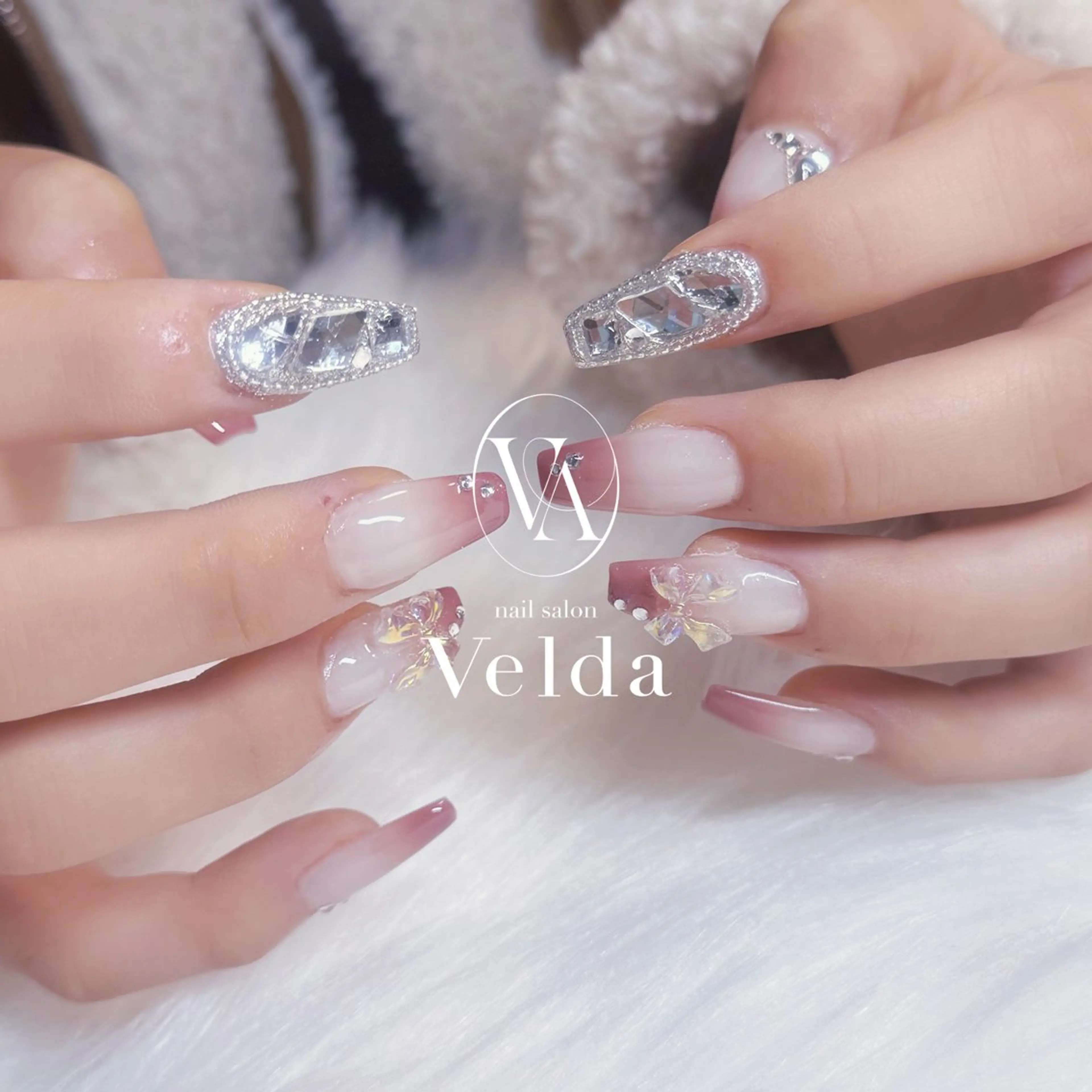 ネイル グラデーション 💎スカルプ💎 Velda(ベルダ)のネイルデザイン