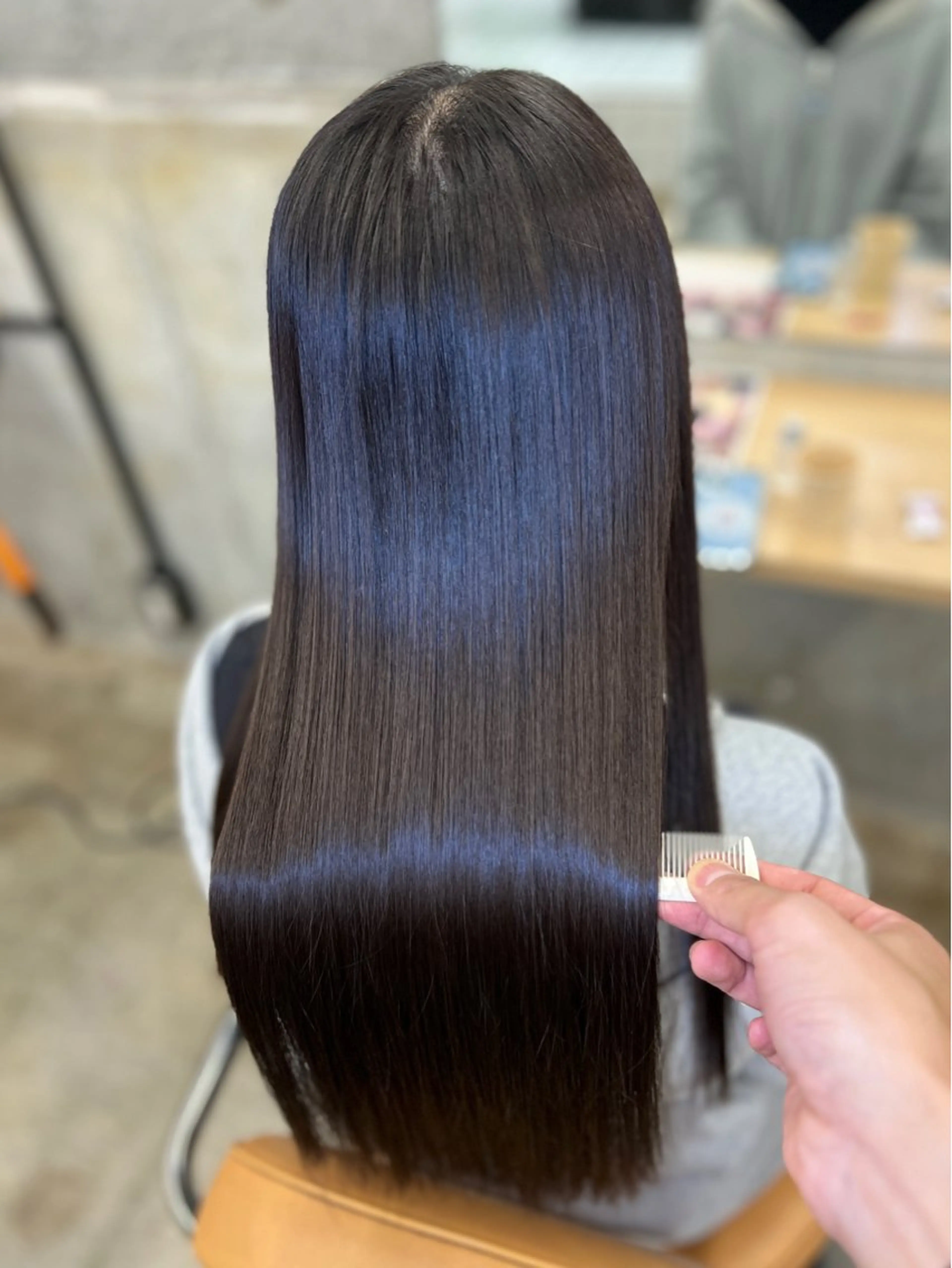 ロング カット ヘアカラー 縮毛矯正 トリートメント ✨艶髪職人 しょうたろう✨のヘアスタイル