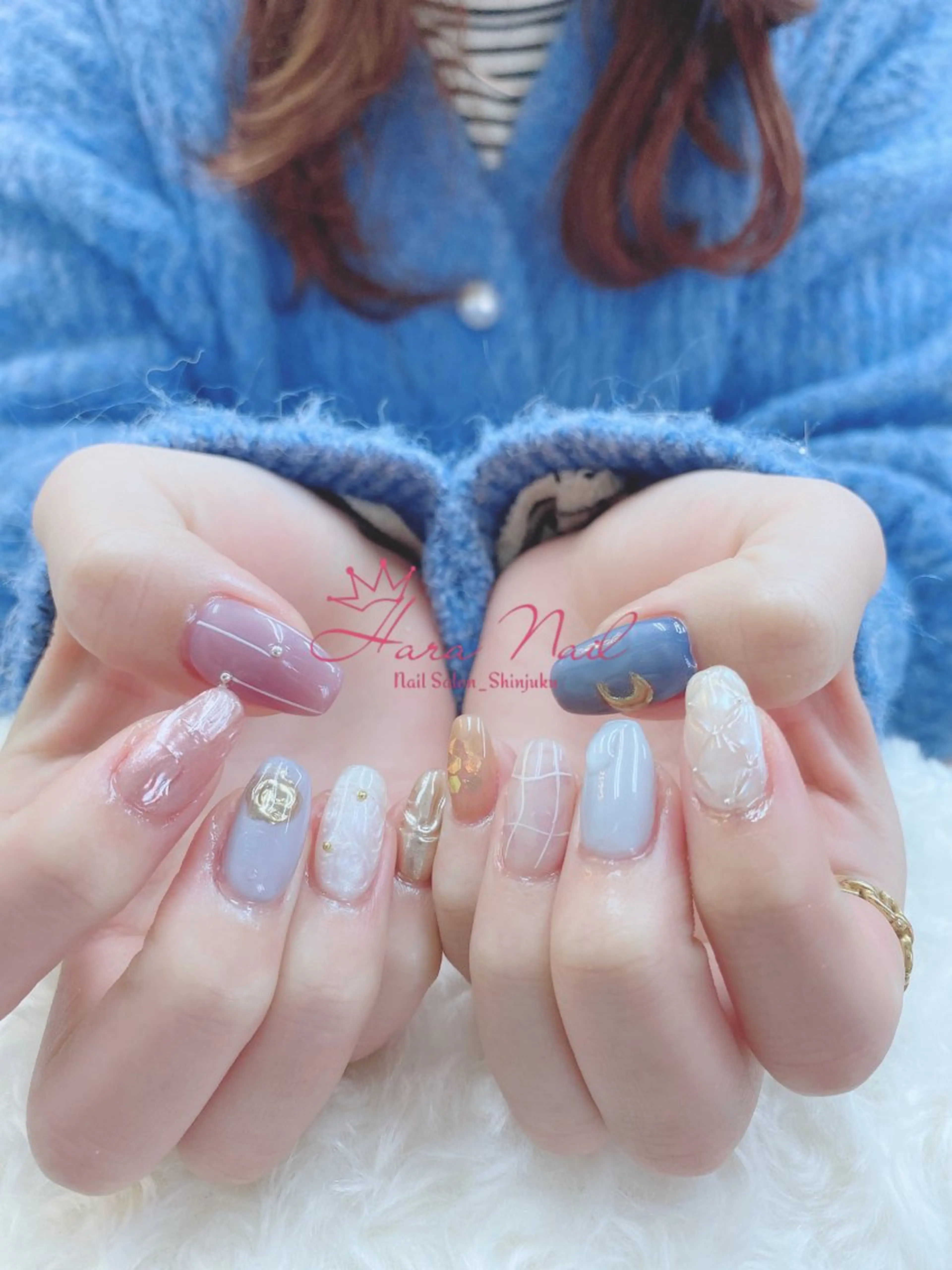 ネイル ジェルネイル 持ち込み パラジェル ハンドネイル ハンドケア Hara Nail 【パラジェル使用】のネイルデザイン