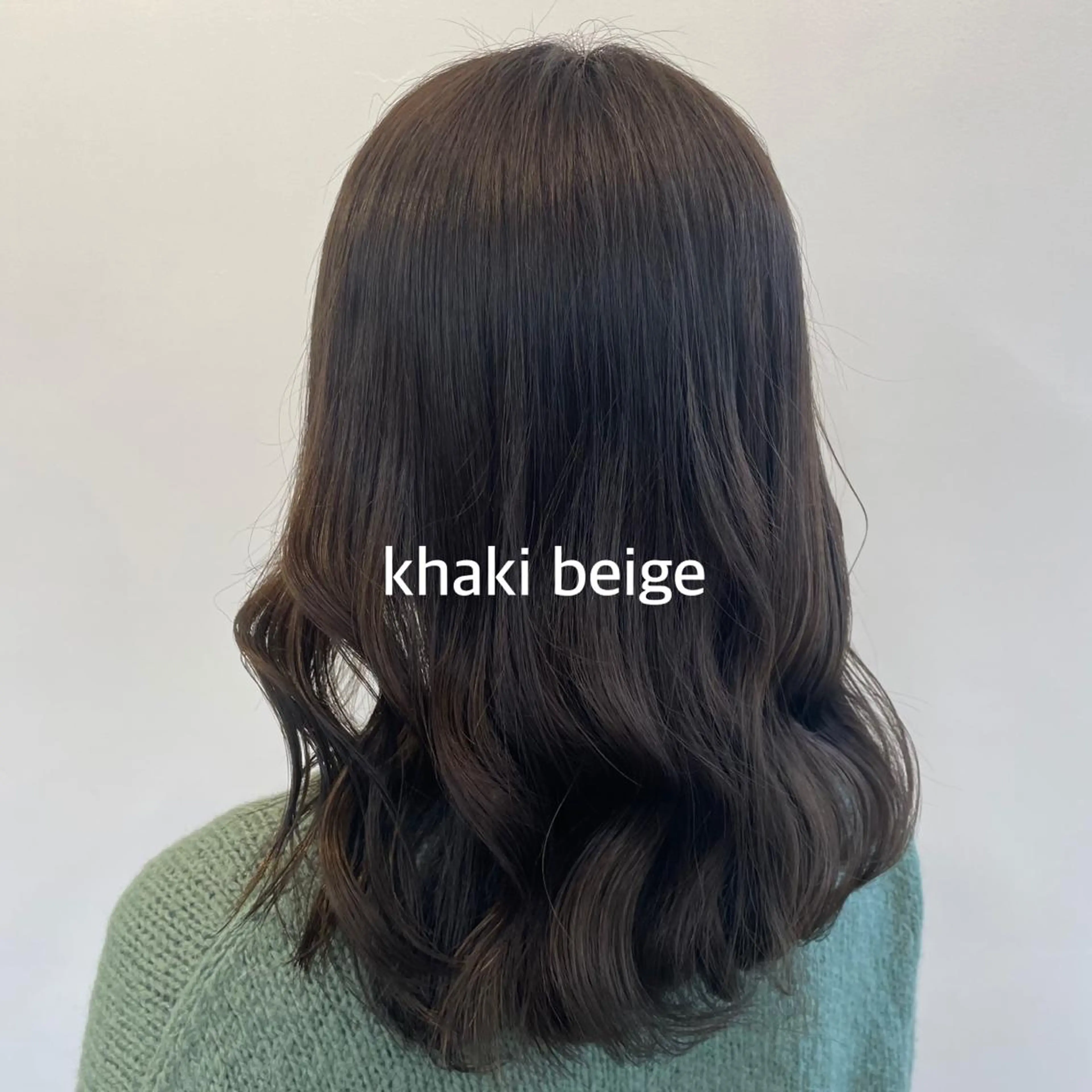 セミロング ヘアカラー 暖色カラー推し/ トヤエリコのヘアスタイル