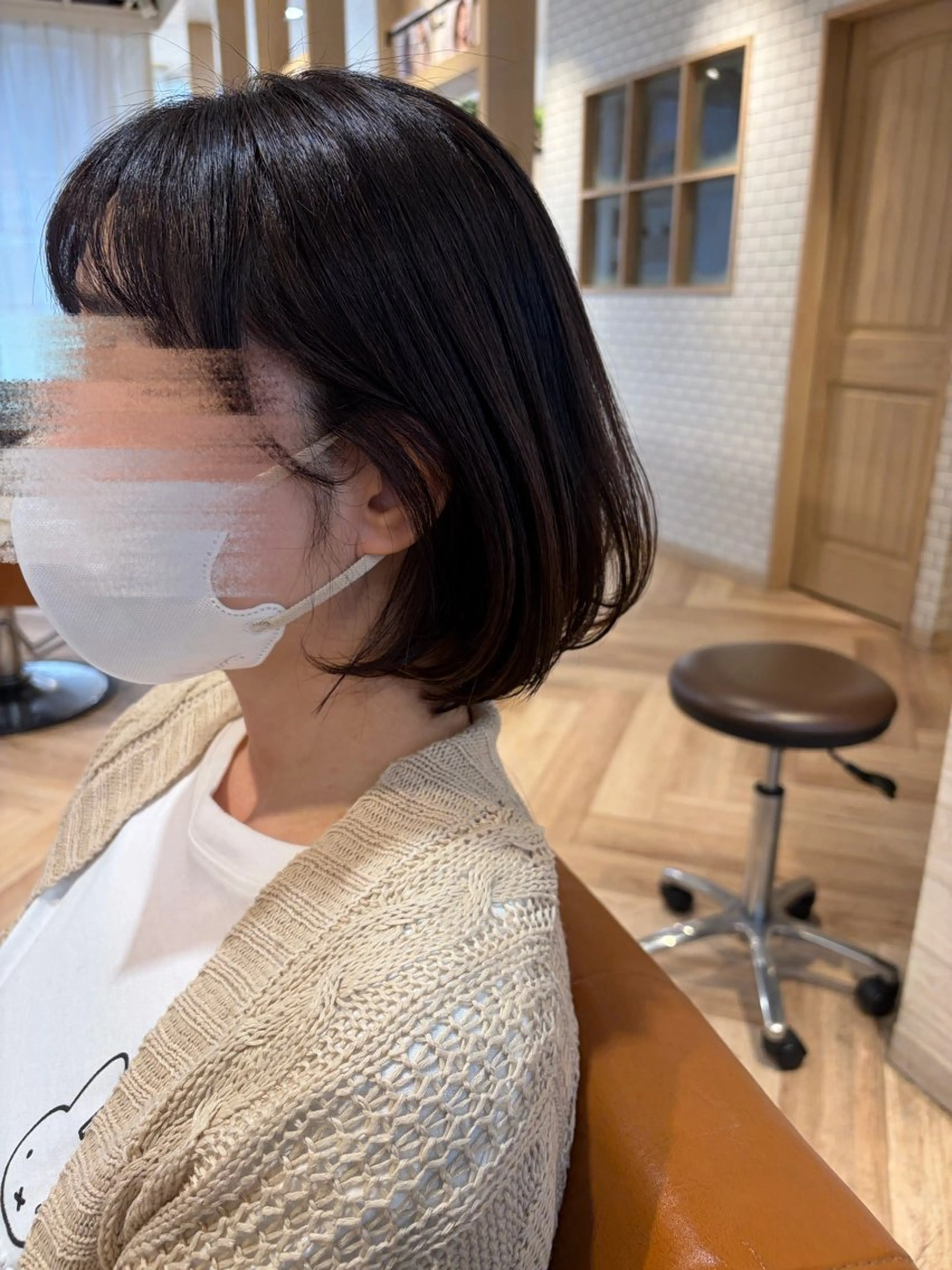 ショート ボブ サイドバング La Bonheur hair cheri久喜店所属・あかぎ ／髪質改善／レイヤーのヘアスタイル