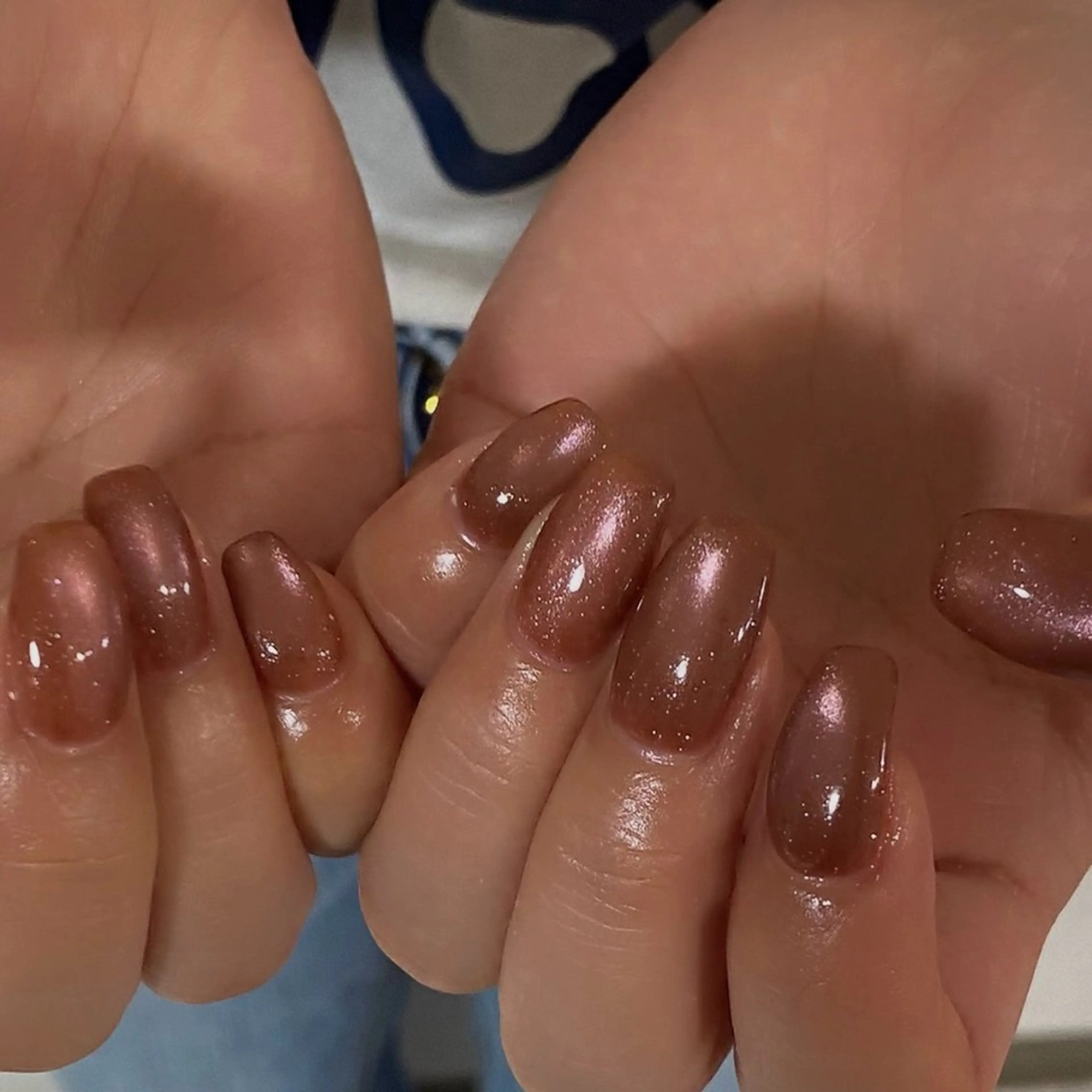 50色から選択♡マグネットネイル(一度塗り)🎀［フィルイン/パラジェル/長さだし事前のご相談で可能◎］の写真