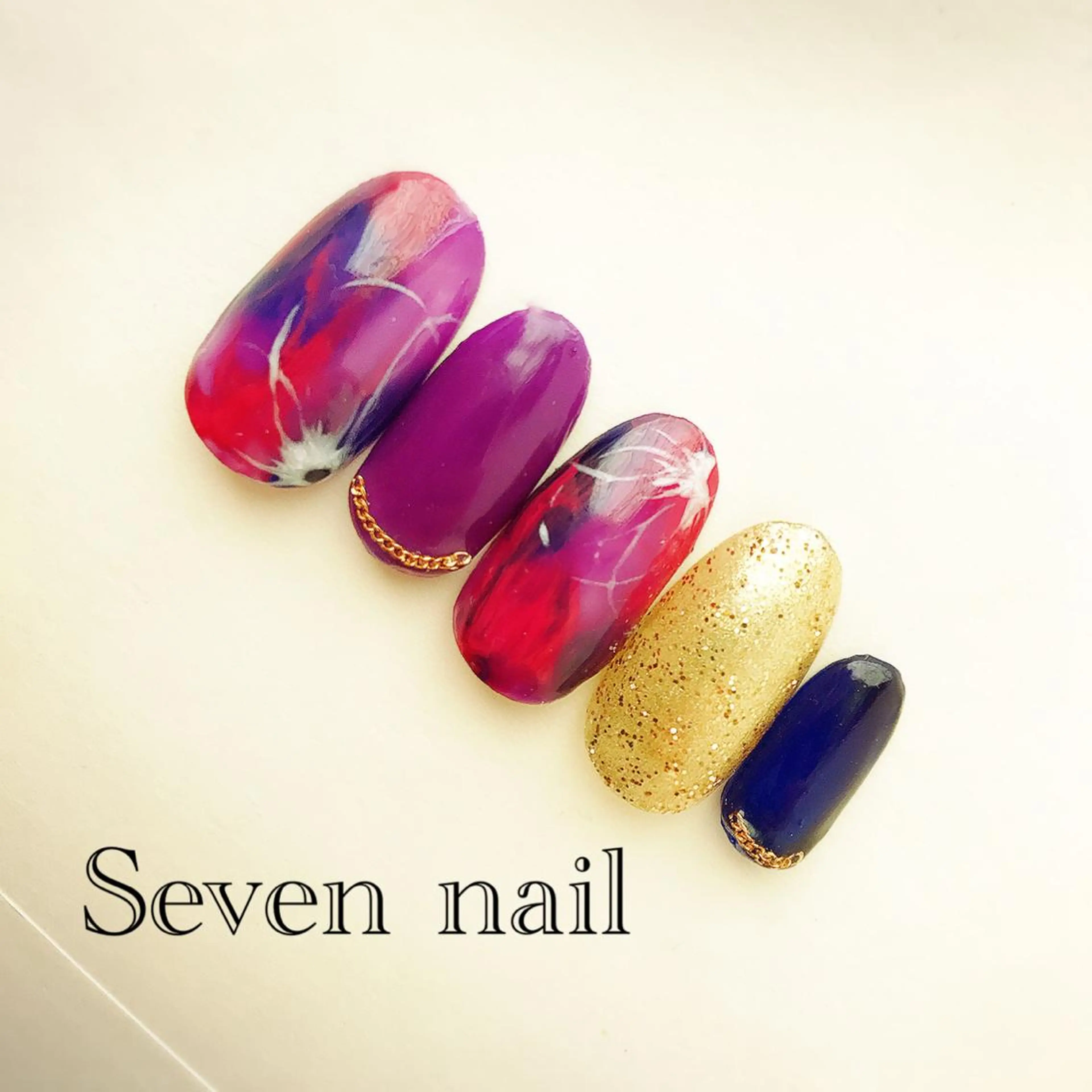 ネイル フラワーネイル ニュアンスネイル 名倉 なな子のネイルデザイン