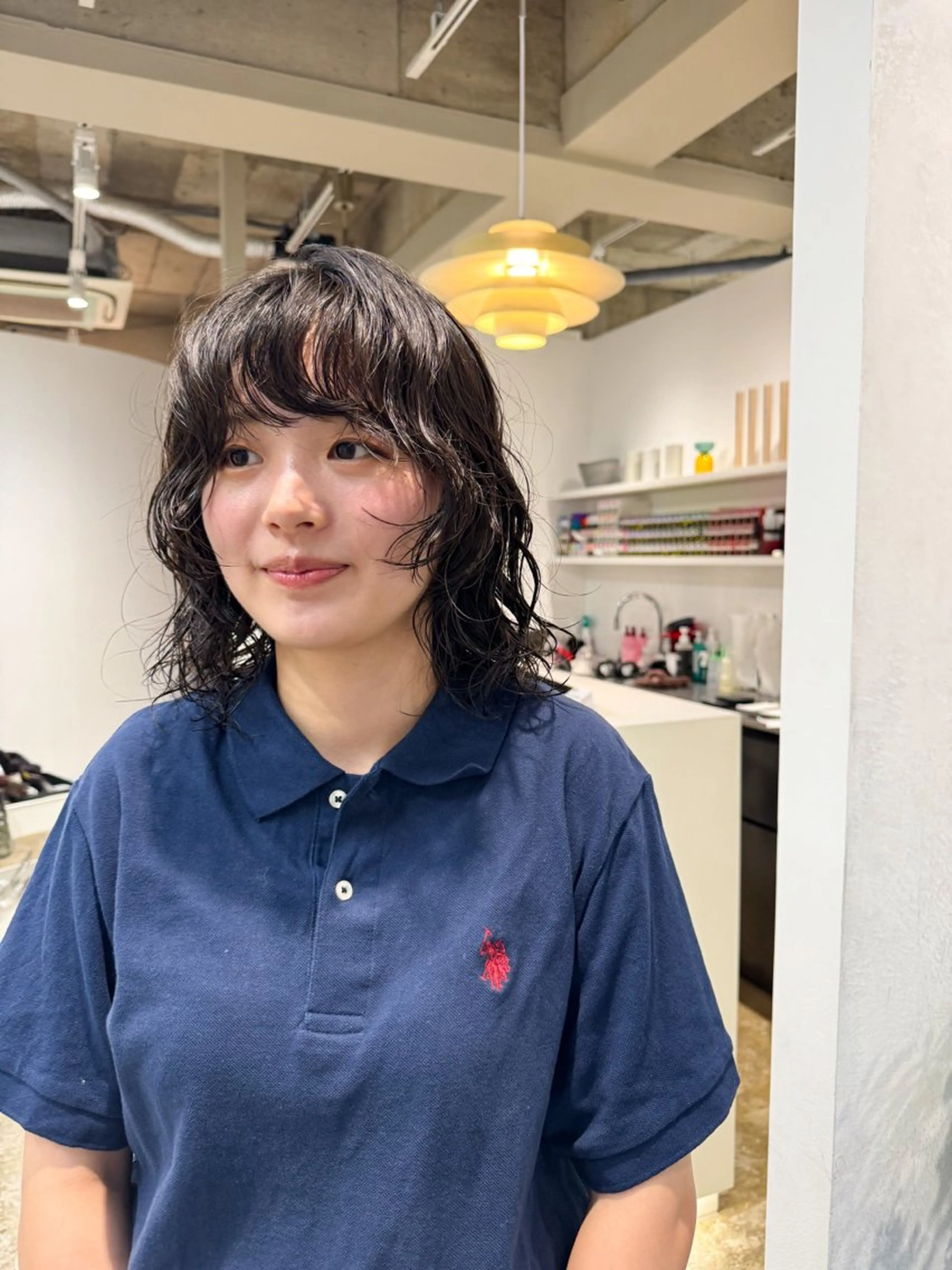 ミディアム パーマ カット パーマ トリートメント 可愛いパーマスタイル といえばISSEYのヘアスタイル